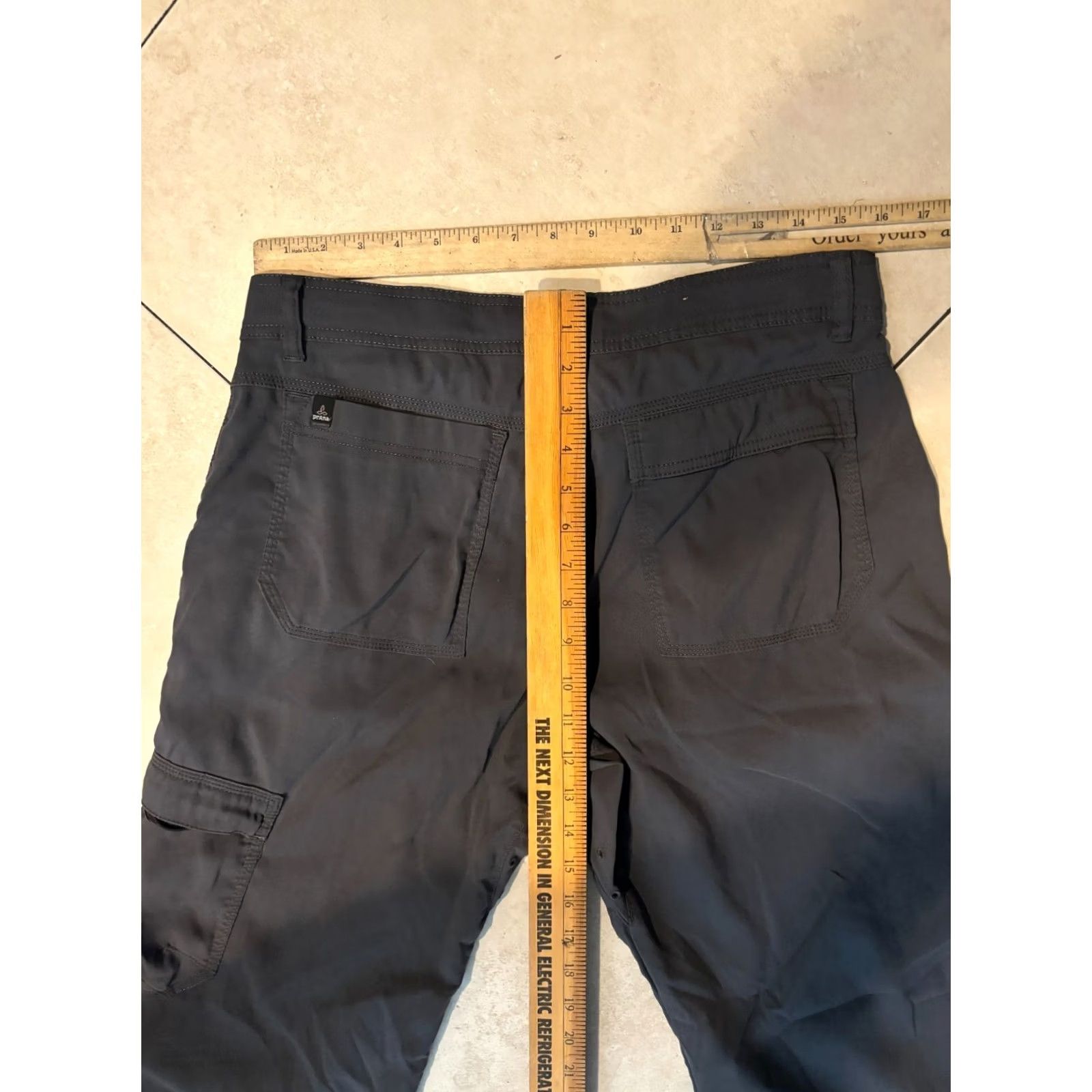 Prana Prana Pants Mens 32 Gray Straight Fit Hiking Stretch Cargo Gorpcore Breathe 2818 Size US 32 / EU 48 - 6 Thumbnail