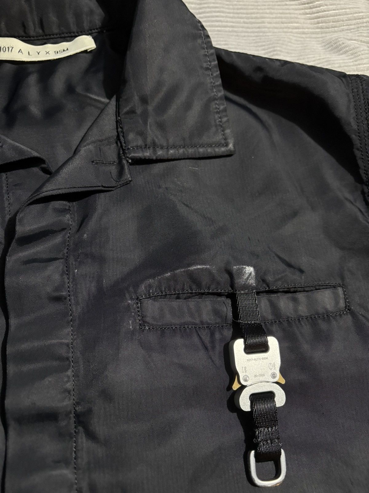 1017 ALYX 9SM Alyx Button Buckle Shirt Matthew Williams Black Windbreaker Size US M / EU 48-50 / 2 - 5 Thumbnail