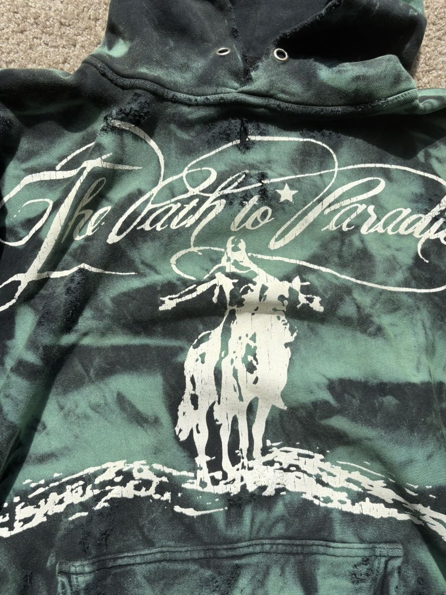 HELLSTAR Hellstar path to paradis hoodie distressed Size US M / EU 48-50 / 2 - 2 Thumbnail