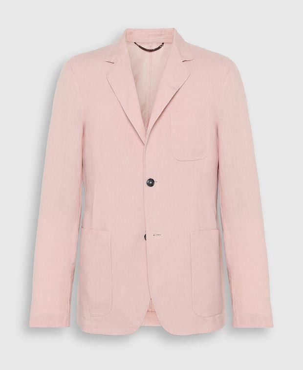 Canali Linen suit jacket Size 48R - 1 Thumbnail