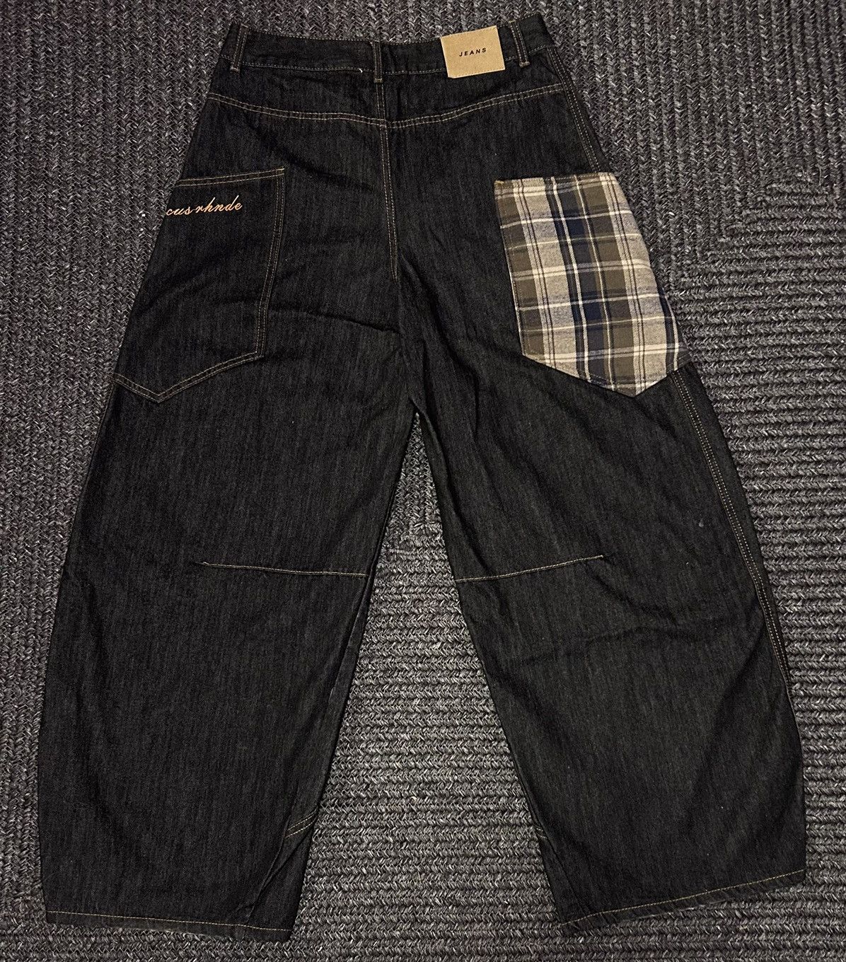 Other Dark Blue Denim with Plaid Pocket Size US 34 / EU 50 - 2 Thumbnail