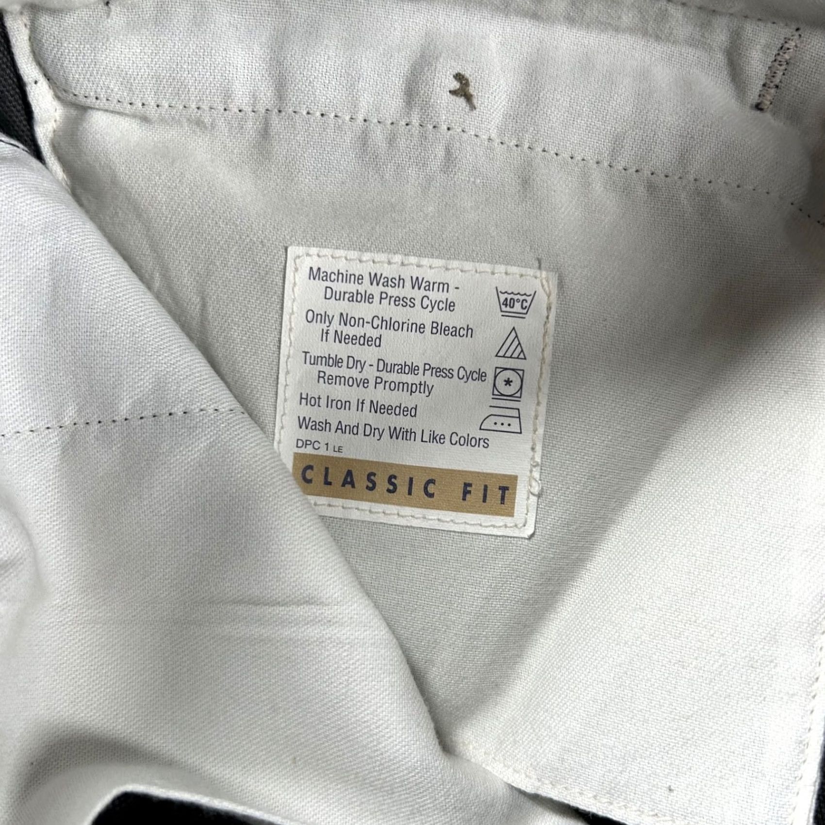 Dockers VINTAGE Dockers Pants Mens 36x29 Pleated High Rise 90s Khakis Classic Fit Gray Cotton Canvas Size US 36 / EU 52 - 7 Thumbnail