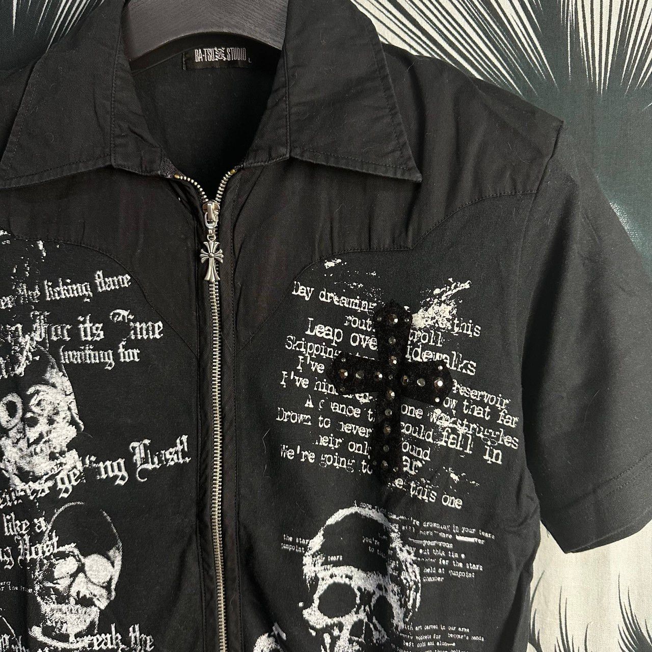 If Six Was Nine Archive Batsu Studio Japan Goth Cross Jacket Size US M / EU 48-50 / 2 - 2 Thumbnail