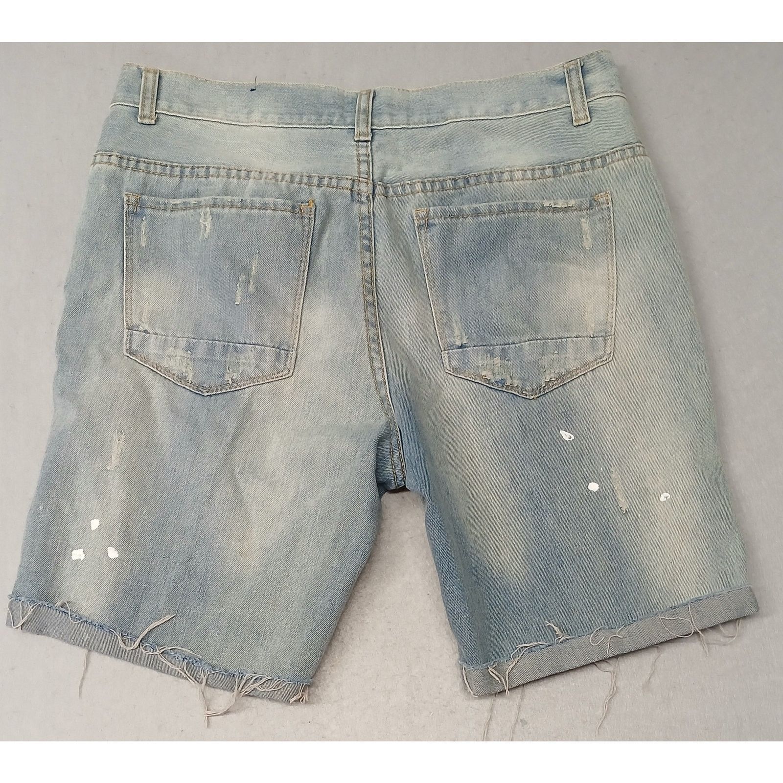 Brooklyn Cloth Brooklyn Cloth (34) Distressed Ripped Original Denim Jorts Size US 34 / EU 50 - 7 Thumbnail