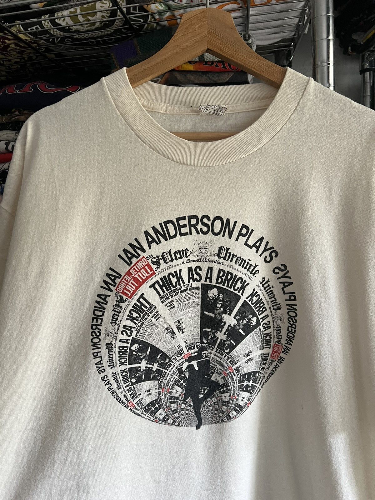 Band Tees Ian Anderson Jethro Tull Plays Thick as a Brick 2012 Tee Size US XL / EU 56 / 4 - 3 Thumbnail