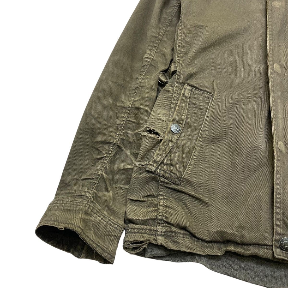 Le Grande Bleu (L.G.B.) 🔥Vintage Distressed In the Attic Hooded Detachable Lining Size US M / EU 48-50 / 2 - 6 Thumbnail