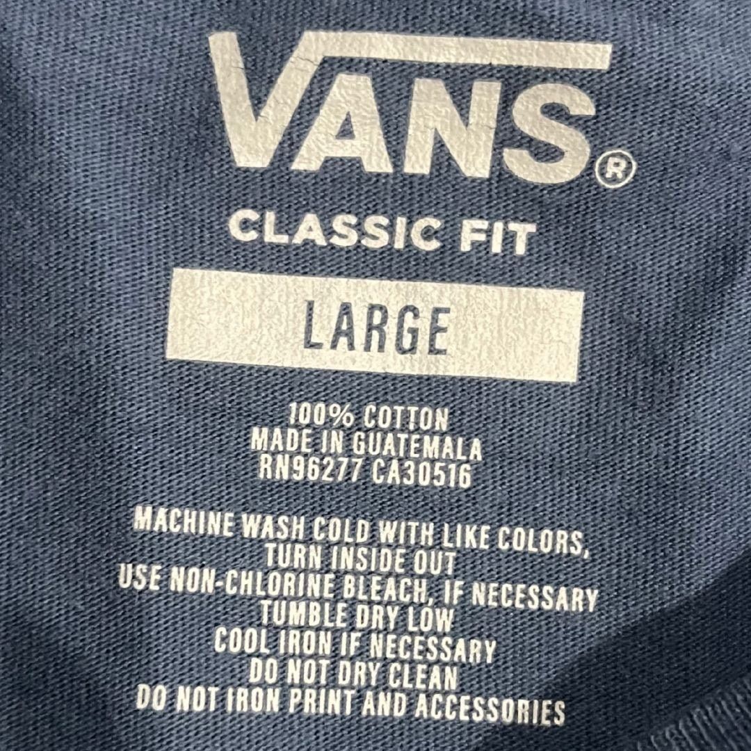 Vans Long Sleeve Be Yourself Off the Wall Classic Fit Shirt L Size US L / EU 52-54 / 3 - 3 Thumbnail