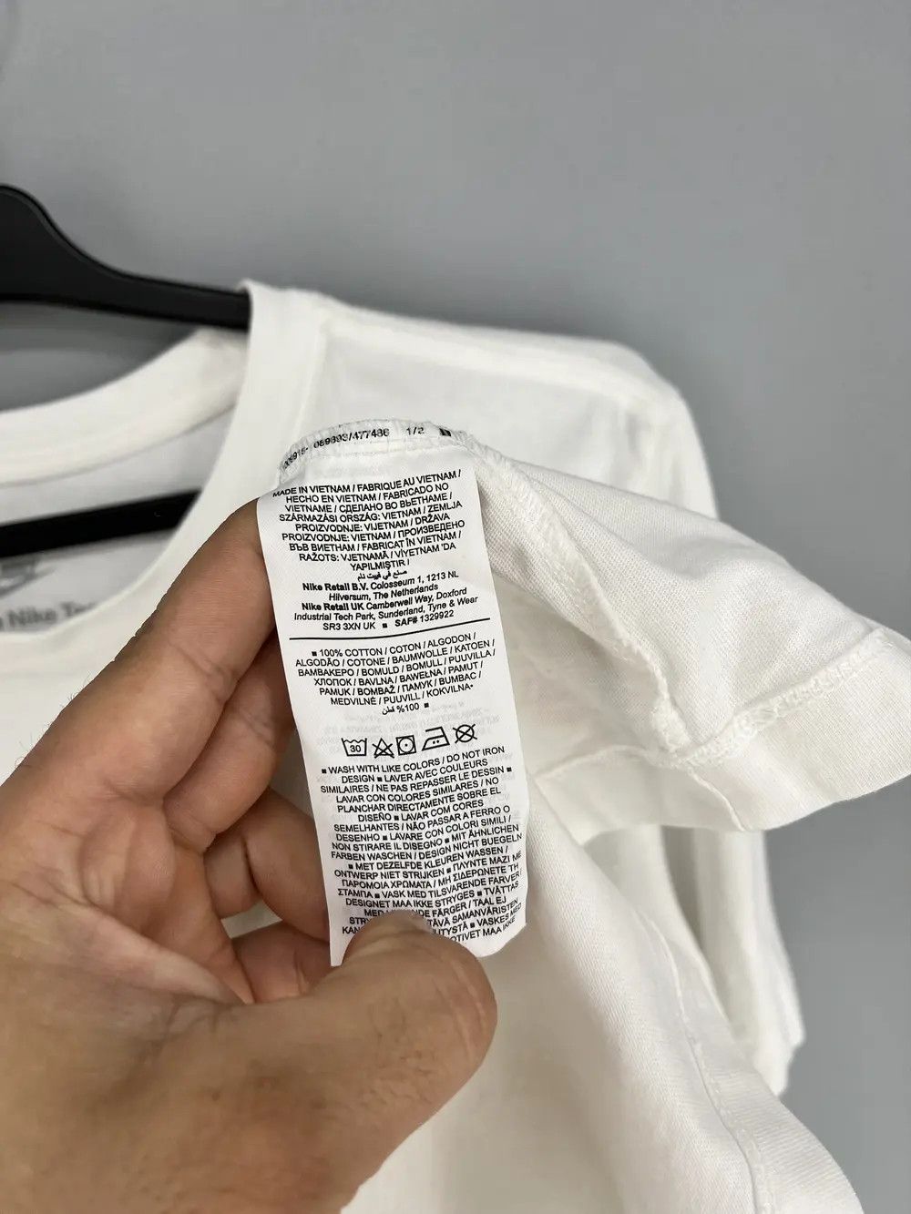 Nike Nike Men's JDI HAIRCUT Short Sleeve White T-Shirt Size M Size US M / EU 48-50 / 2 - 10 Thumbnail