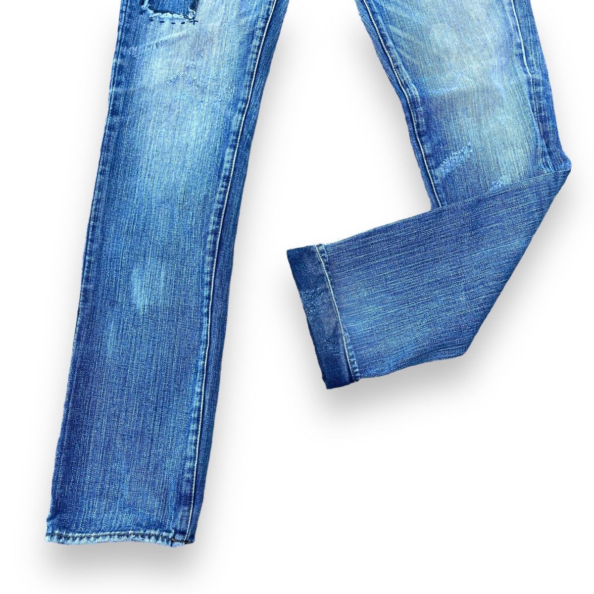 If Six Was Nine × Le Grande Bleu (L.G.B.) × NANO universe 🇯🇵 NANO UNIVERSE JAPAN DISTRESSED DENIM PANTS Size US 32 / EU 48 - 12 Thumbnail