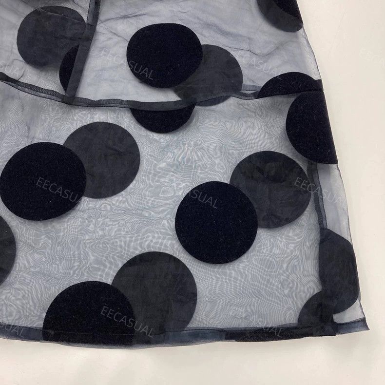 Comme des Garcons Comme Des Garcons Velvet polka-dot short sleeve ball colla Size M / US 6-8 / IT 42-44 - 5 Thumbnail