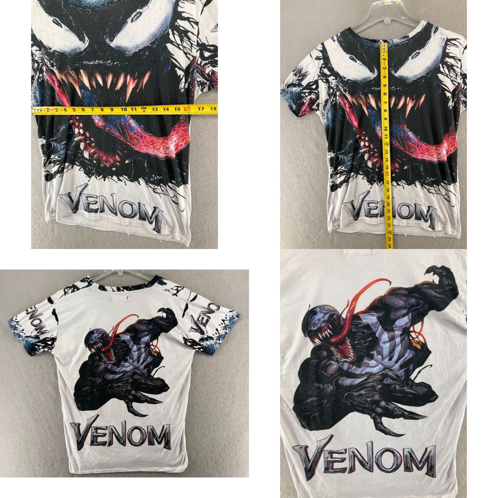Vintage Marvel Venom Mens Graphic Tee Medium Comic Movie Size US M / EU 48-50 / 2 - 2 Thumbnail