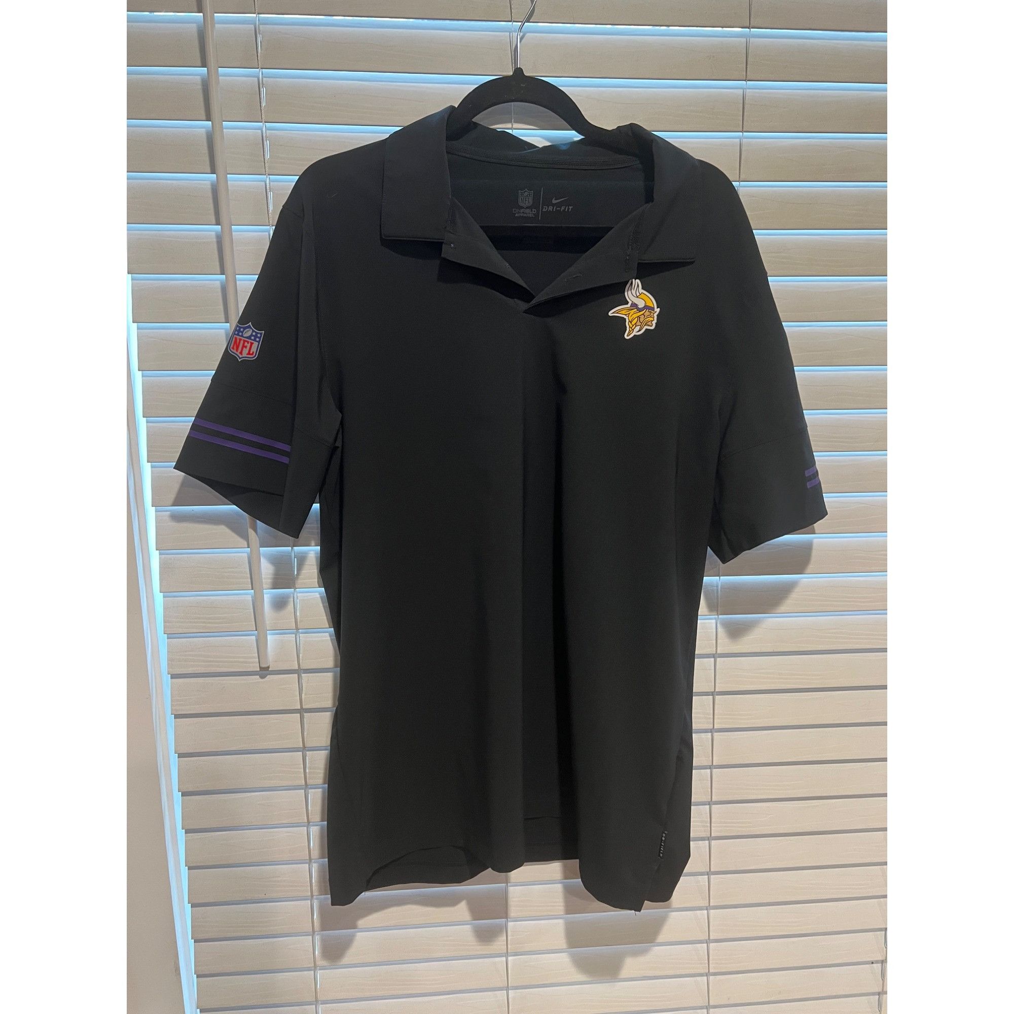 Nike Nike Minnesota Vikings OnField Polo Shirt - Size L Size US L / EU 52-54 / 3 - 1 Thumbnail
