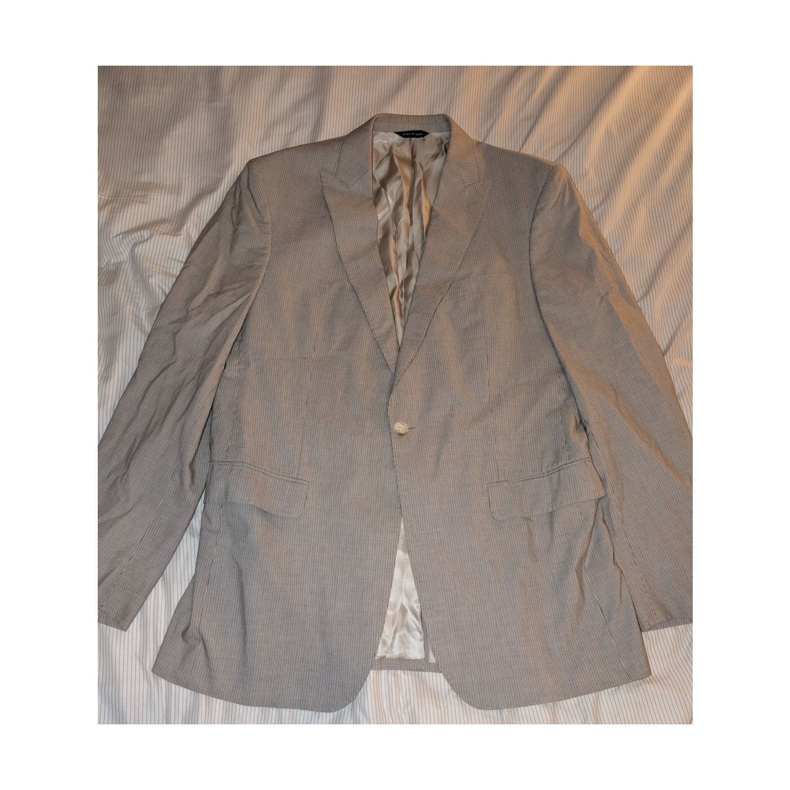 Banana Republic Banana Republic Cotton One Button Blazer 42R Tailored fit Size 42R - 1 Thumbnail