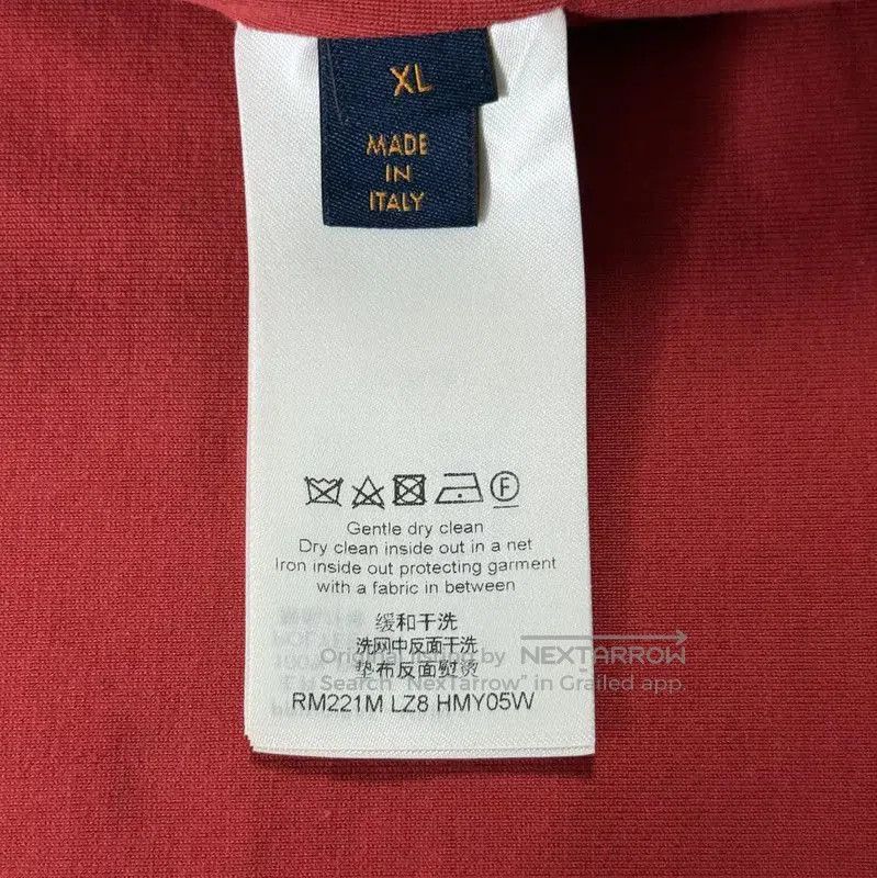 Louis Vuitton Louis Vuitton Red Wool Men's Jacket . Size US XL / EU 56 / 4 - 4 Thumbnail