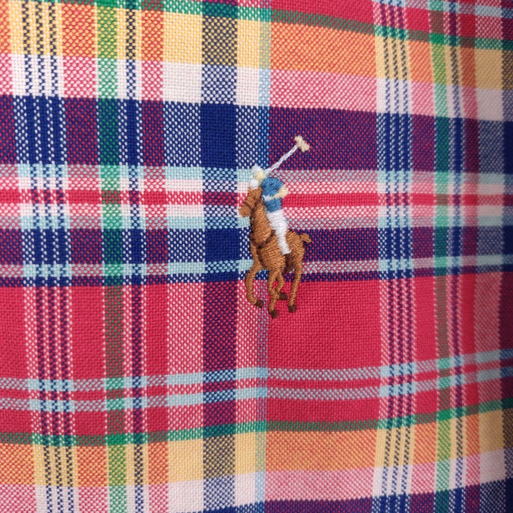 Polo Ralph Lauren Polo Ralph Lauren Shirt Mens 2XB 2XL Big & Tall Plaid Long Sleeve Button-Up Collared Navy Pony Color: Multicolor Size US XXL / EU 58 / 5 - 5 Thumbnail
