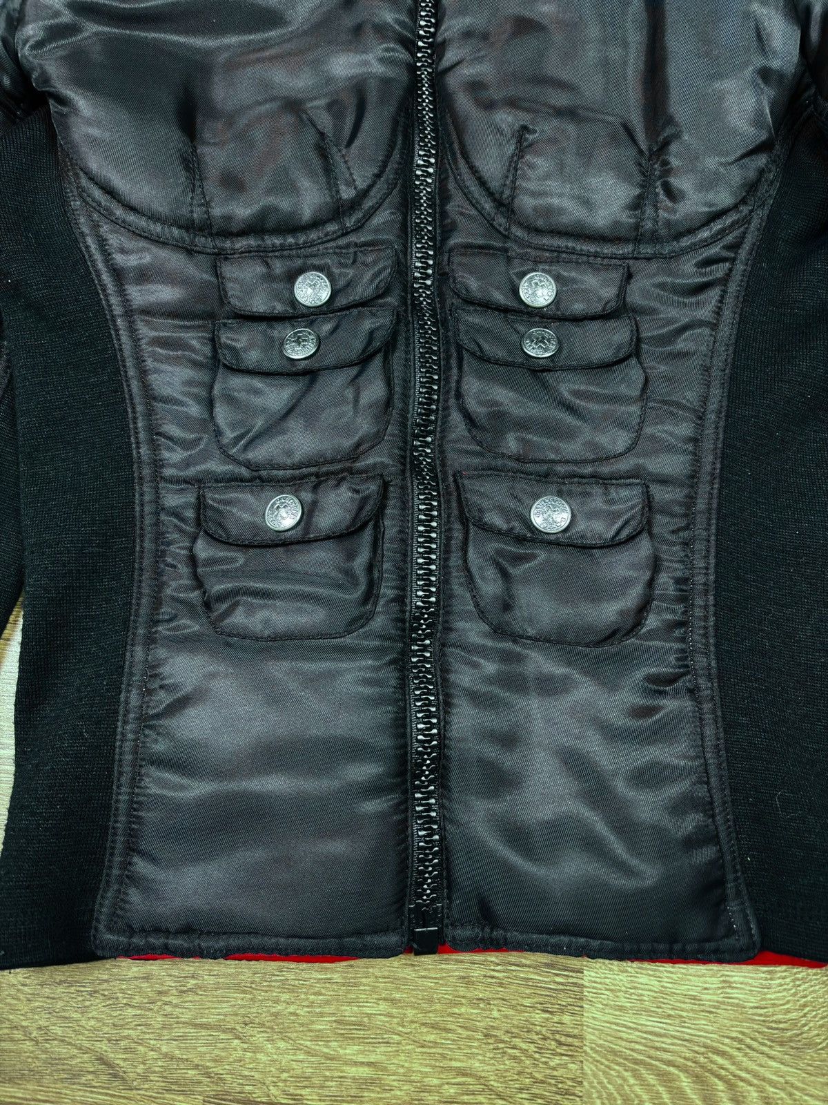 Jean Paul Gaultier × Vintage Jean Paul Gaultier 6-pack Muscle Bomber Jacket Size US XS / EU 42 / 0 - 4 Thumbnail