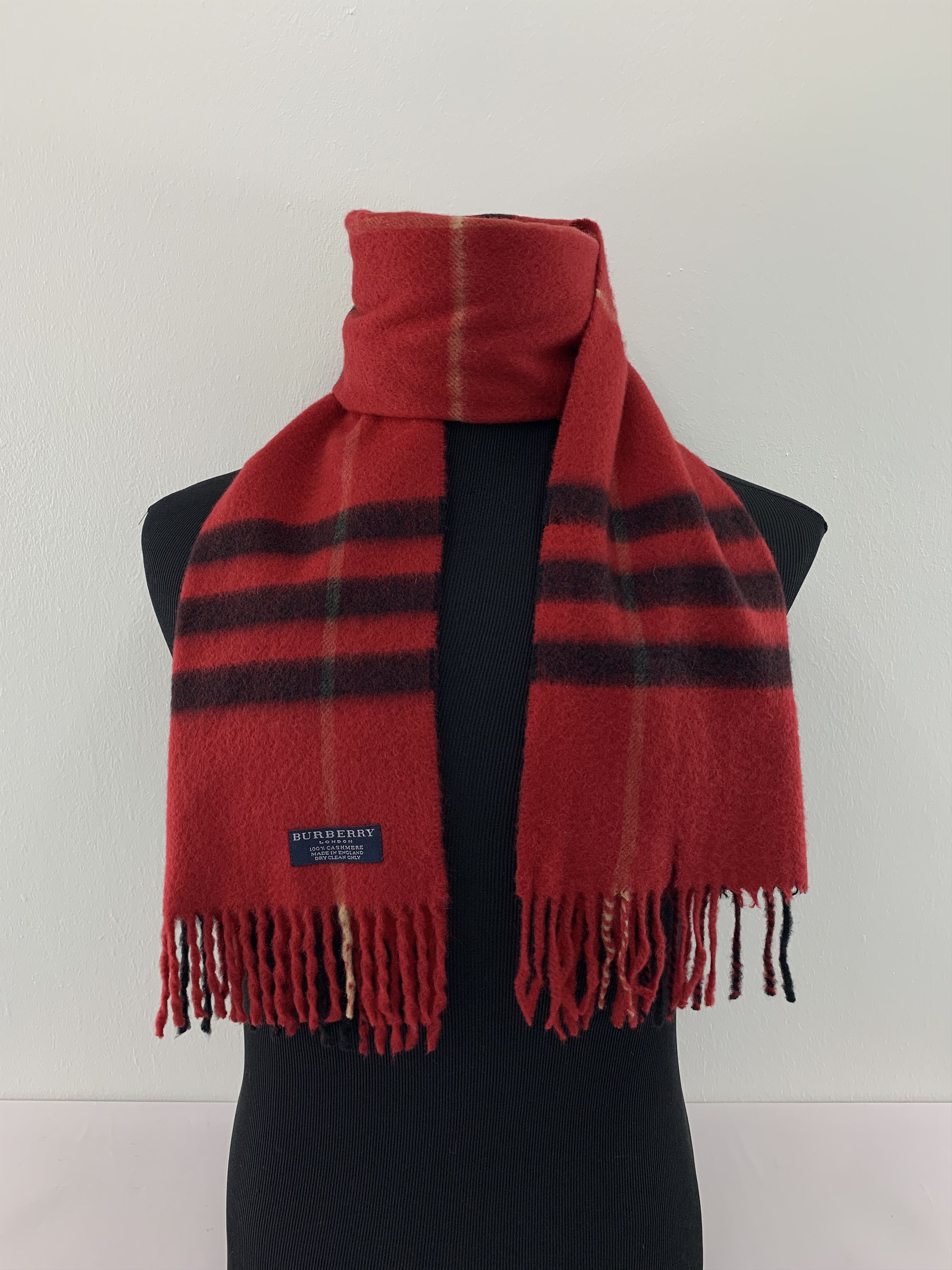 Burberry Burberry Scarf Wool Muffler Neck Wrap B4217 Size ONE SIZE - 1 Thumbnail