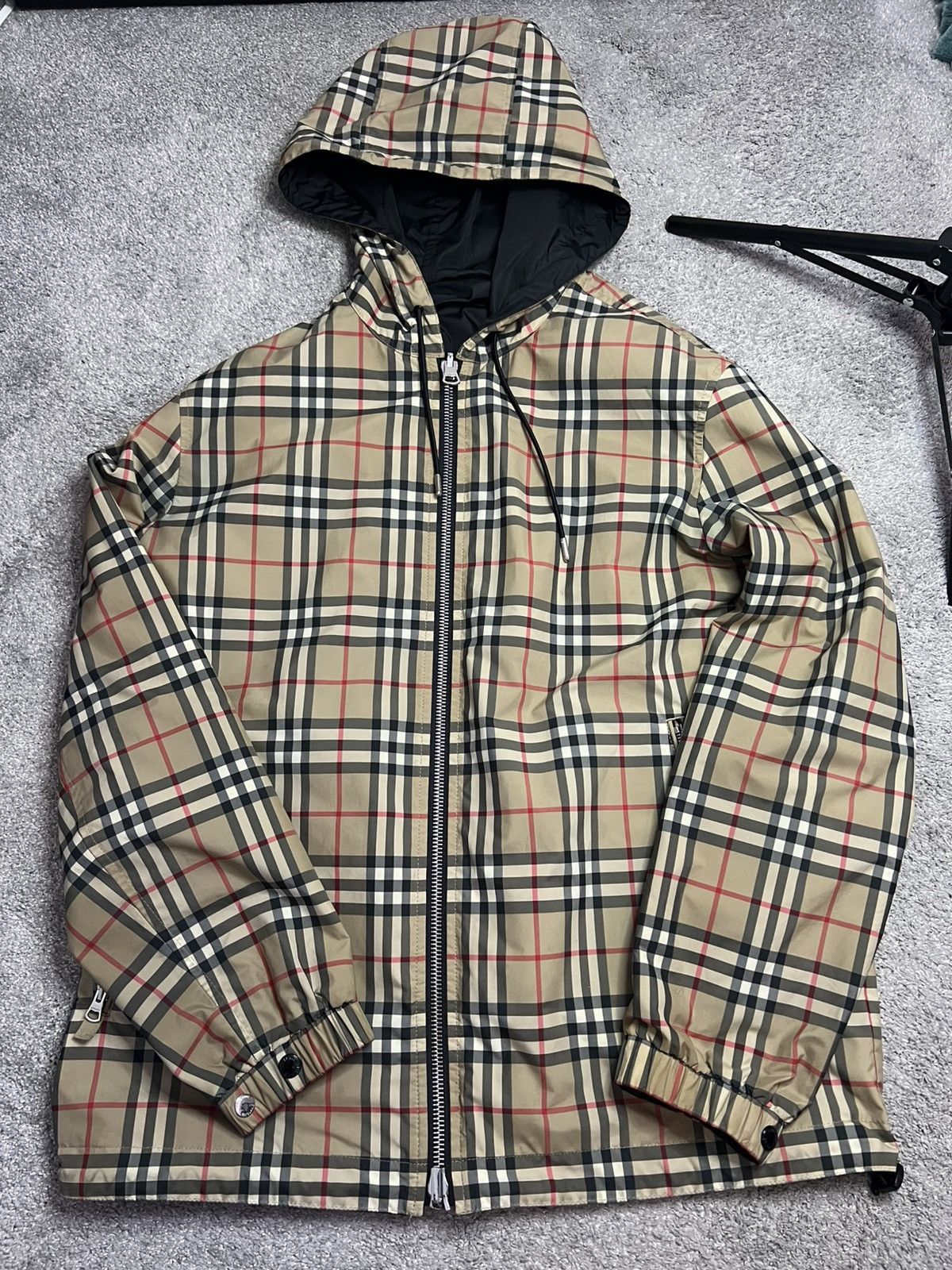Burberry Burberry Reversible Vintage Check Hooded Jacket Size US S / EU 44-46 / 1 - 3 Thumbnail