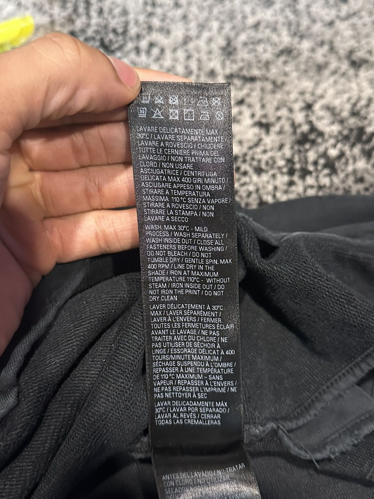 Balenciaga Tape Type Ripped Pocket Zip-Up Hoodie (Summer 23) Size US S / EU 44-46 / 1 - 9 Thumbnail