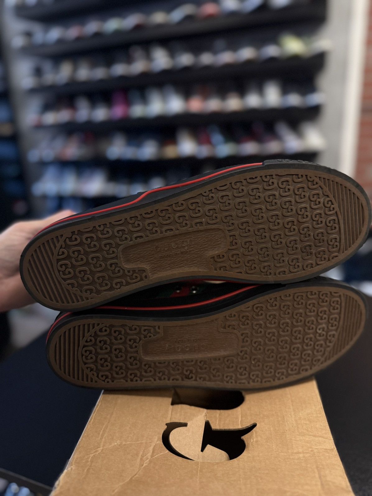 Gucci Gucci High Top Black Tennis Sneakers Size 10G/10.5US Size US 10.5 / EU 43-44 - 13 Thumbnail
