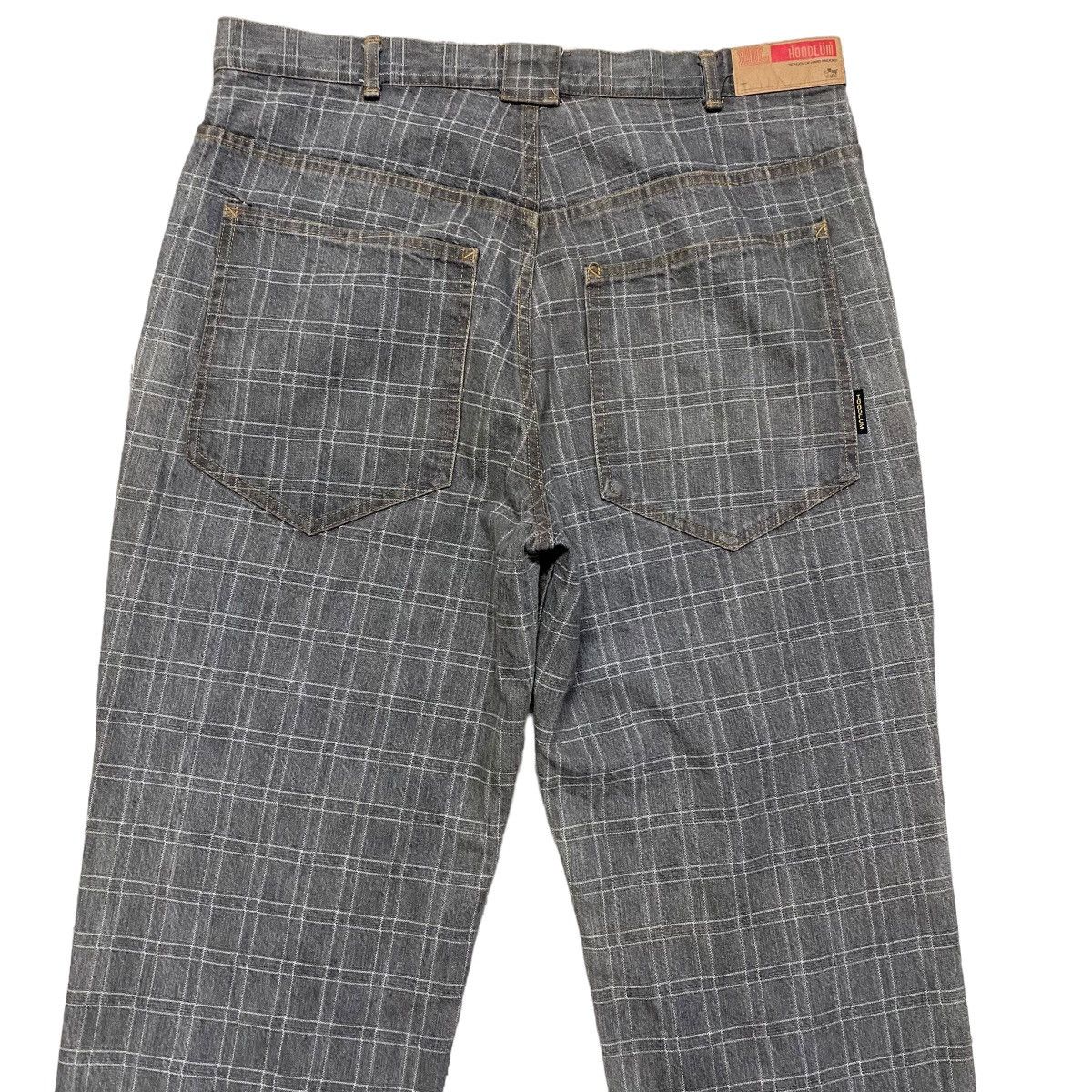 Vintage Vintage School Of Hard Knocks X Hoodlum Denim Baggy Jeans Size US 34 / EU 50 - 11 Thumbnail