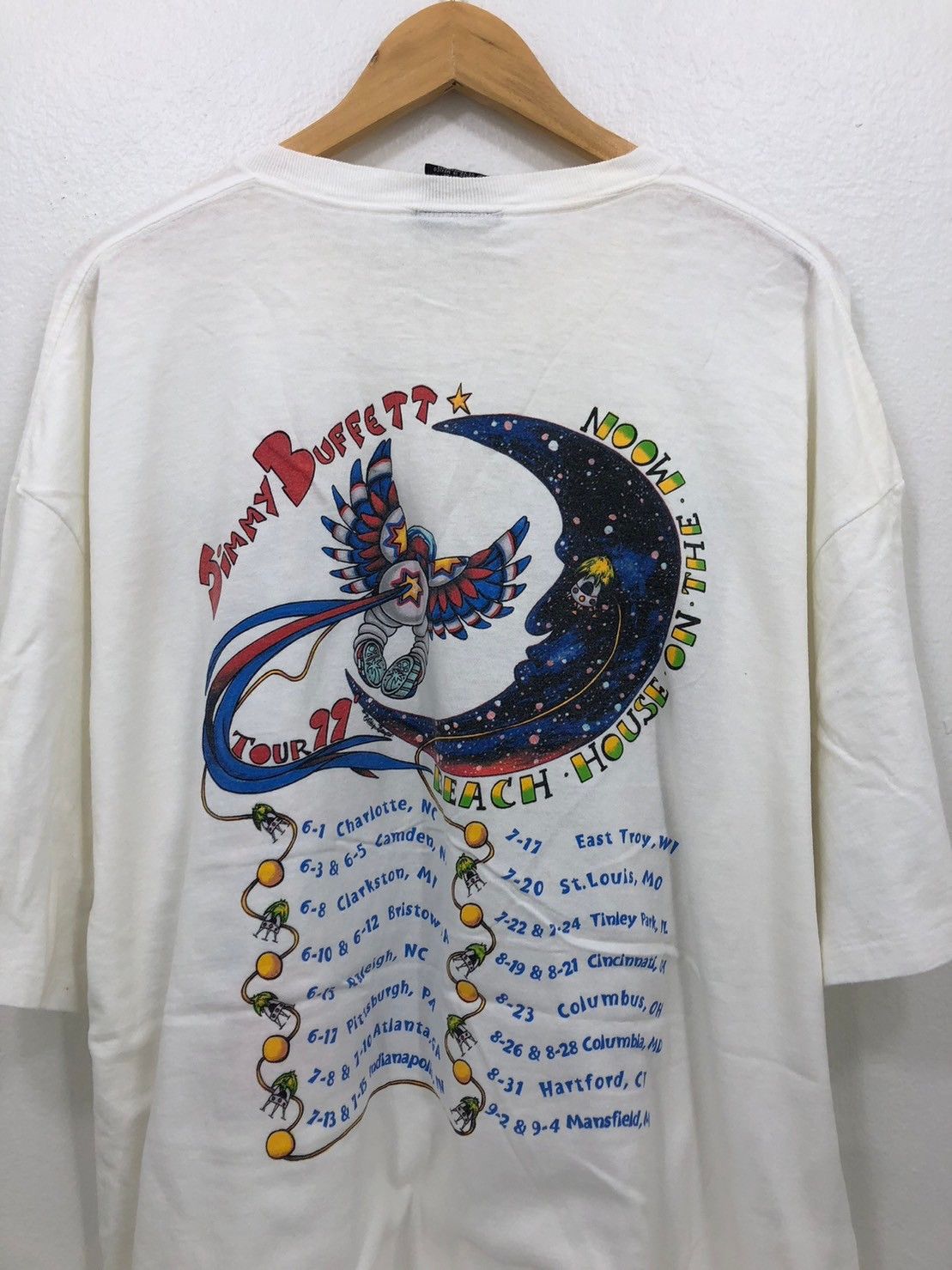 Band Tees × Vintage Vintage 1999's Jimmy Buffett Tour Beach House on the Moon BN Size US XXL / EU 58 / 5 - 2 Thumbnail