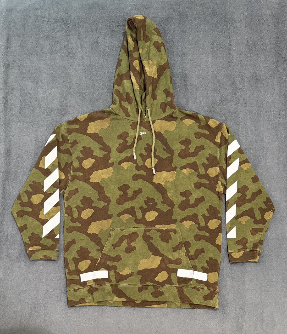 Off-White Off-White Camo "Seeing Things" Oversized Hoodie Virgil Abloh Size US XL / EU 56 / 4 - 4 Thumbnail