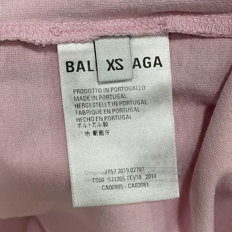 Balenciaga Balenciaga Pink small logo short sleeve Size US XS / EU 42 / 0 - 5 Thumbnail