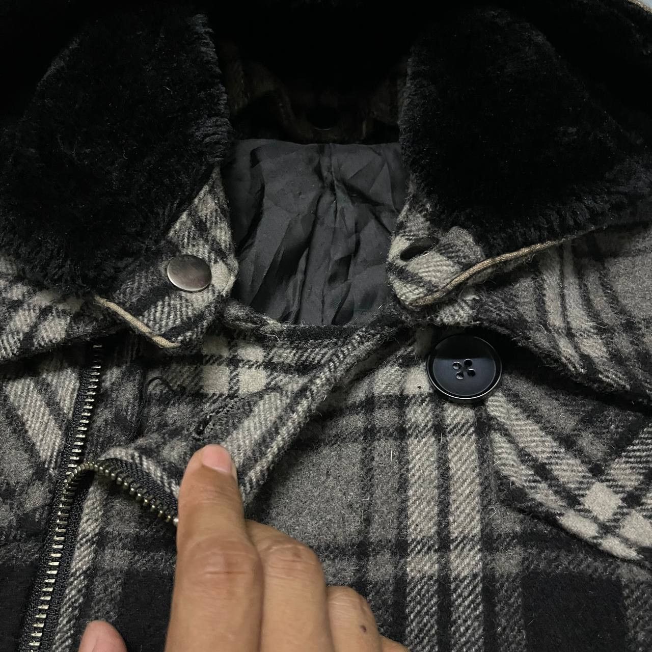 semanticdesign Semantic Design Plaid Wool Hooded Coat Size US M / EU 48-50 / 2 - 6 Thumbnail