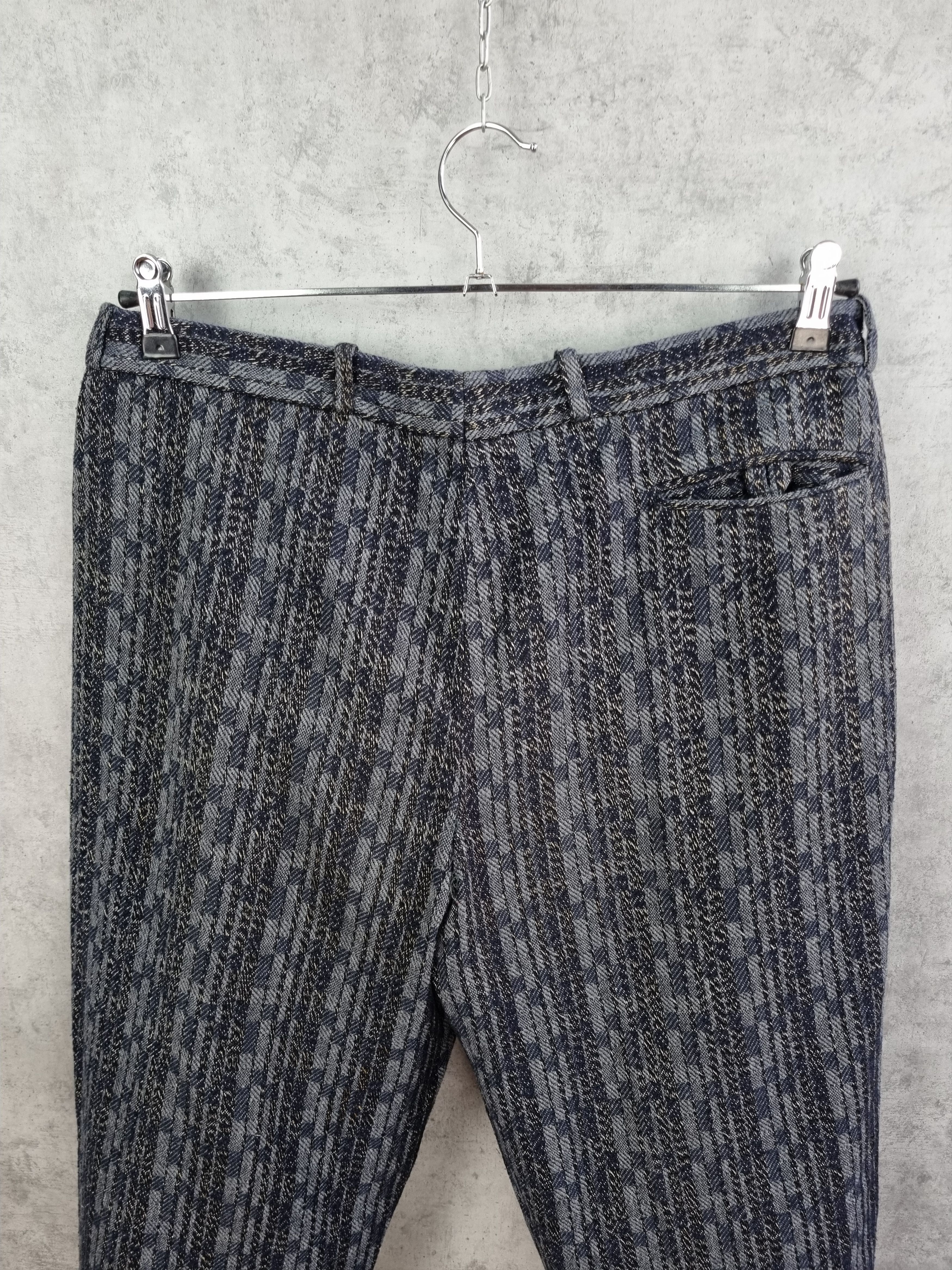 Seditionaries × Vintage 90s Unique Gorgeous Knitted Wool Pants Missoni Style Size US 33 - 7 Thumbnail
