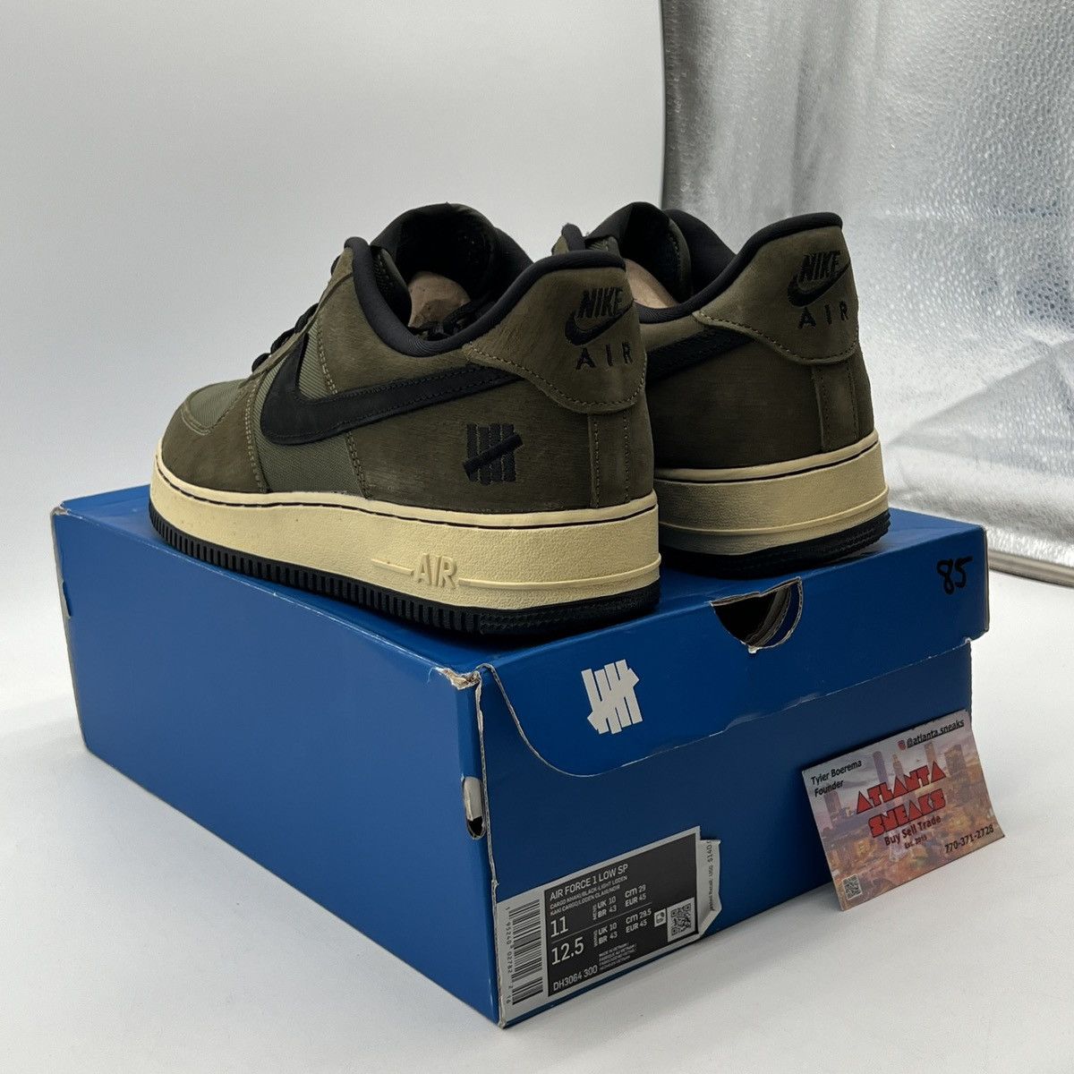 Nike Undefeated x Air Force 1 low ballistic Size US 11 / EU 44 - 4 Thumbnail