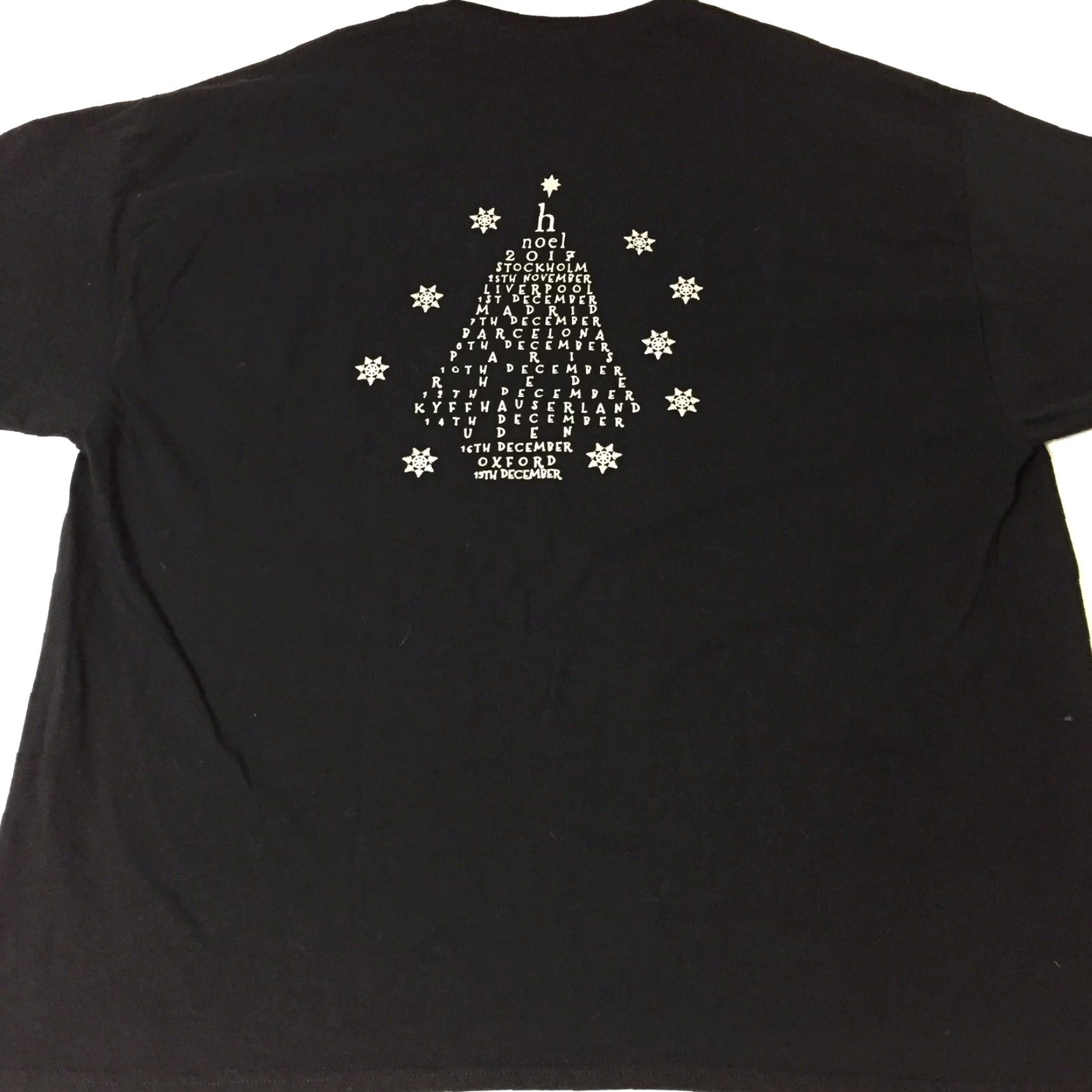 Gildan Hogarth 2017 Tour Shirt Mens 3XL Black Short Sleeve Gildan Ultra Cotton T-Shirt Crew Neck Vintage? Size US XXL / EU 58 / 5 - 6 Thumbnail
