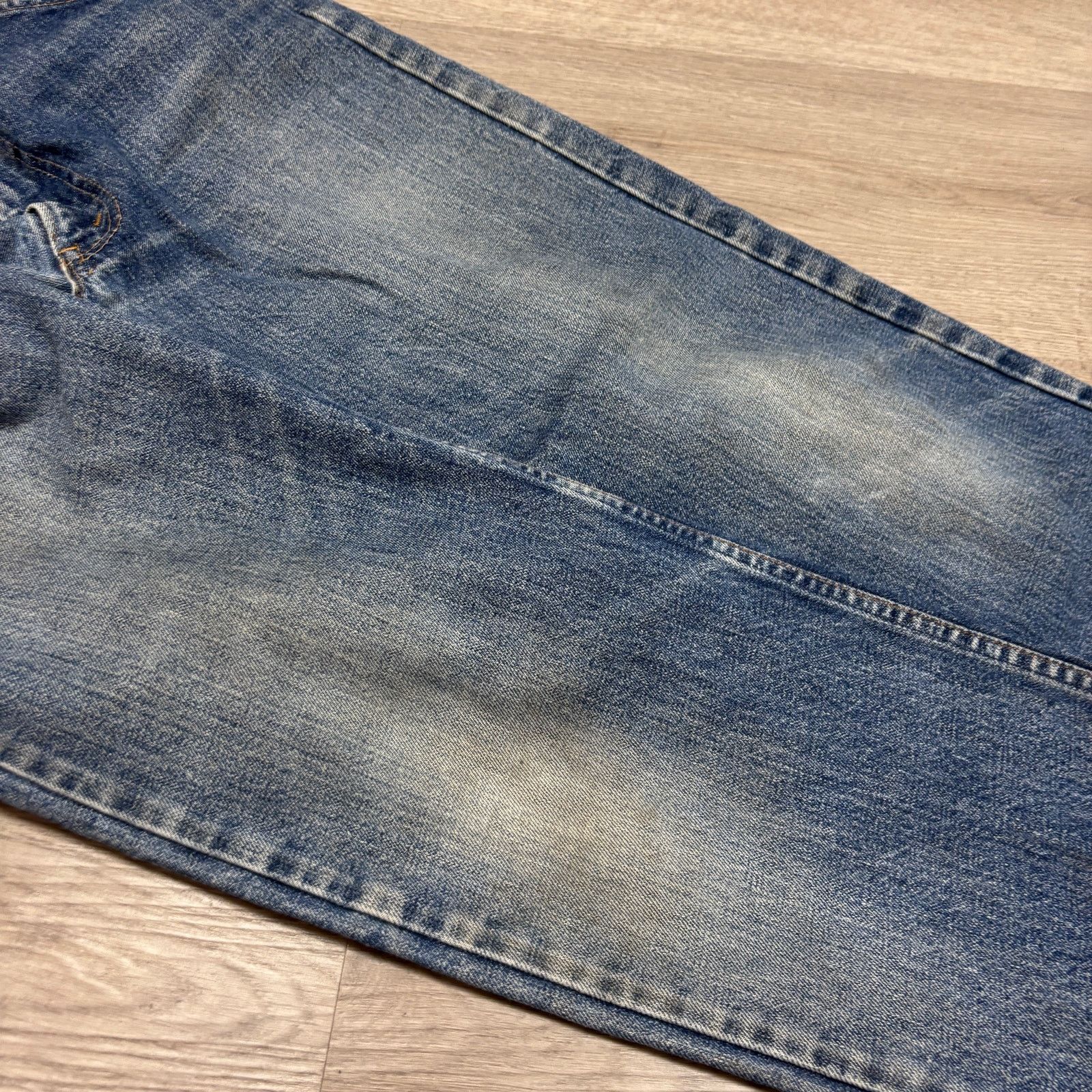 Levi's × Vintage VTG 80s Levi's 505 Orange Tab Raw Hem Jeans 34x32 Made USA Size US 34 / EU 50 - 12 Thumbnail