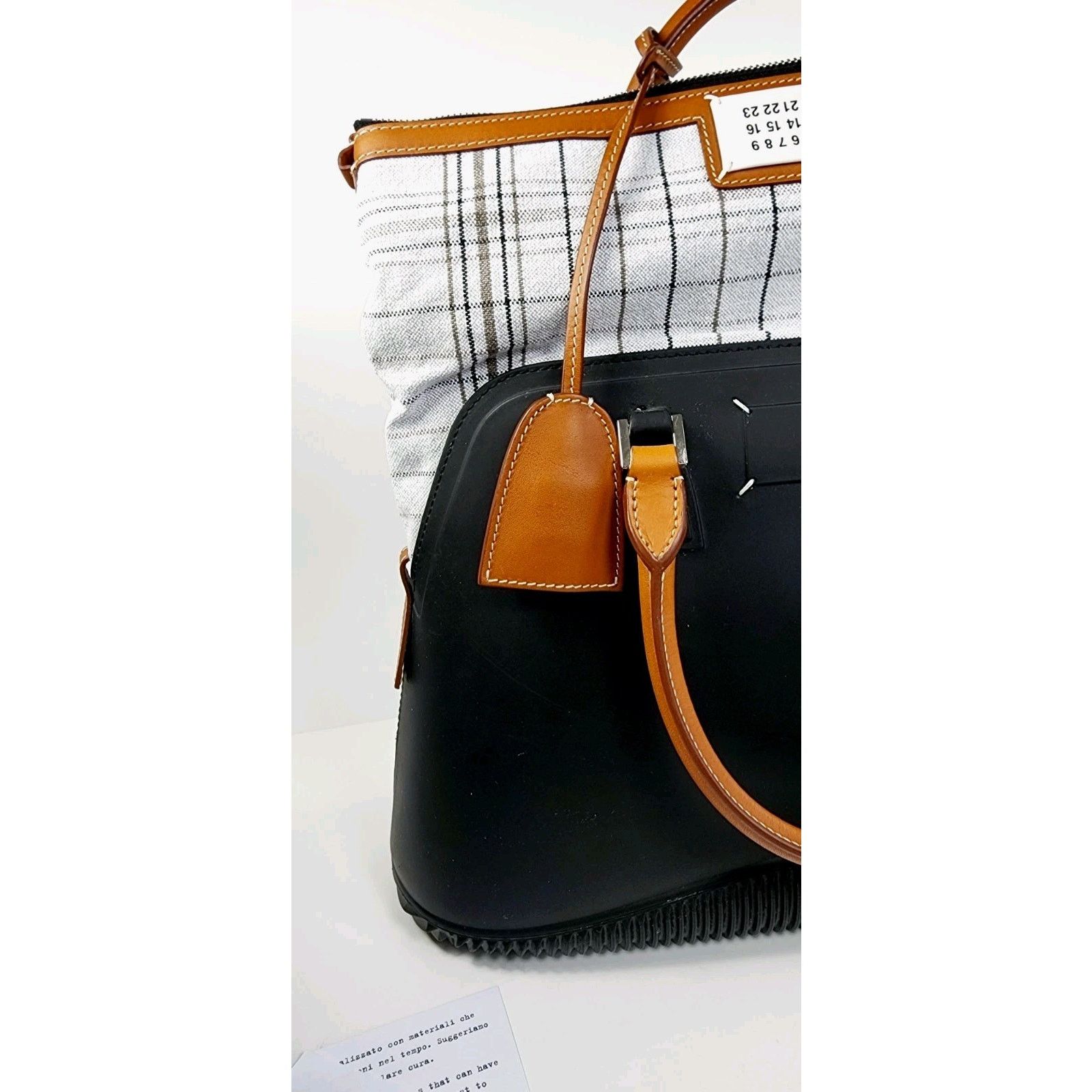 Maison Margiela MAISON MARGIELA 5AC Rubber Tote Bag Large Logo Removable Size ONE SIZE - 3 Thumbnail