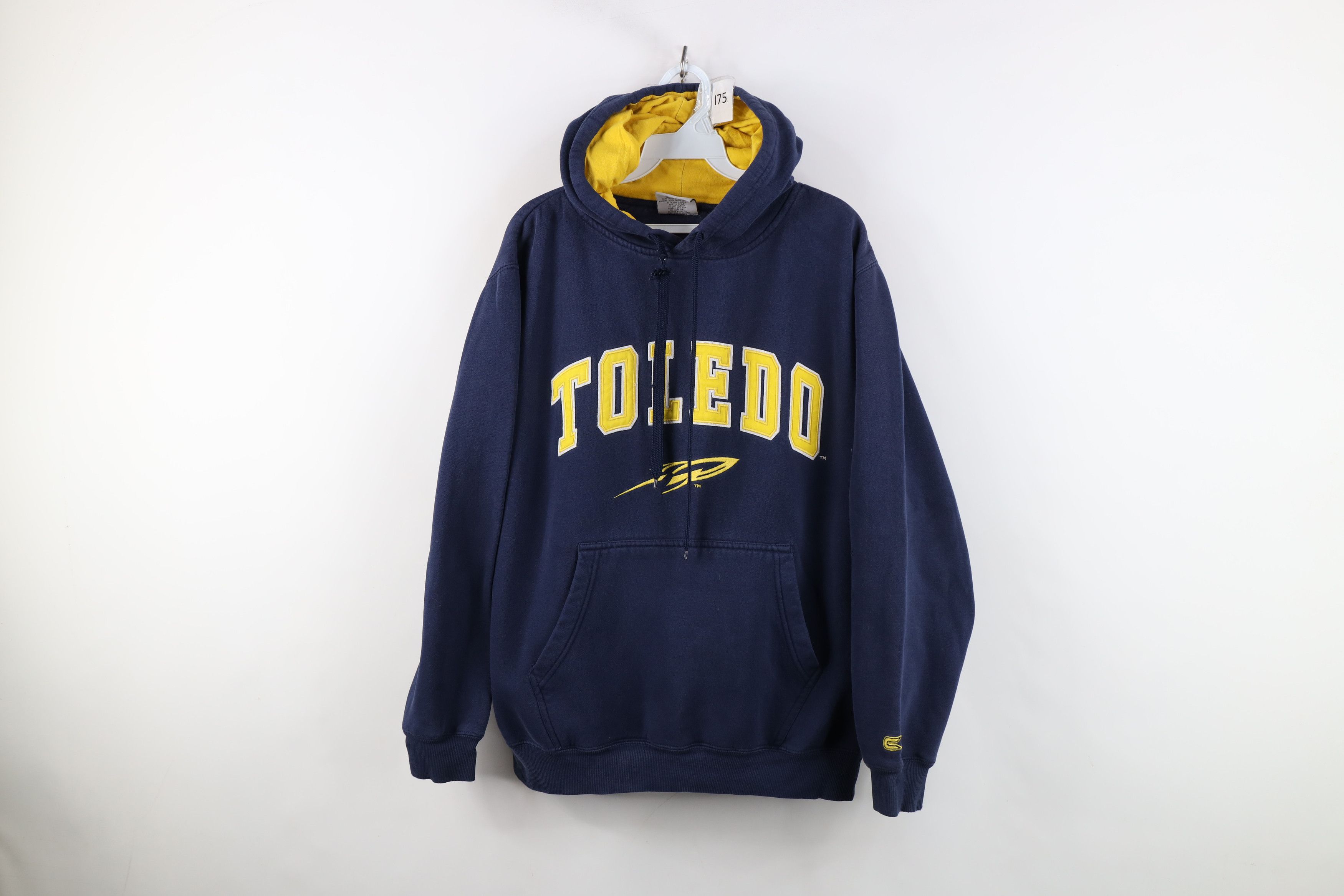 Vintage Vintage Y2K University of Toledo Hoodie Sweatshirt Blue Size US M / EU 48-50 / 2 - 1 Thumbnail