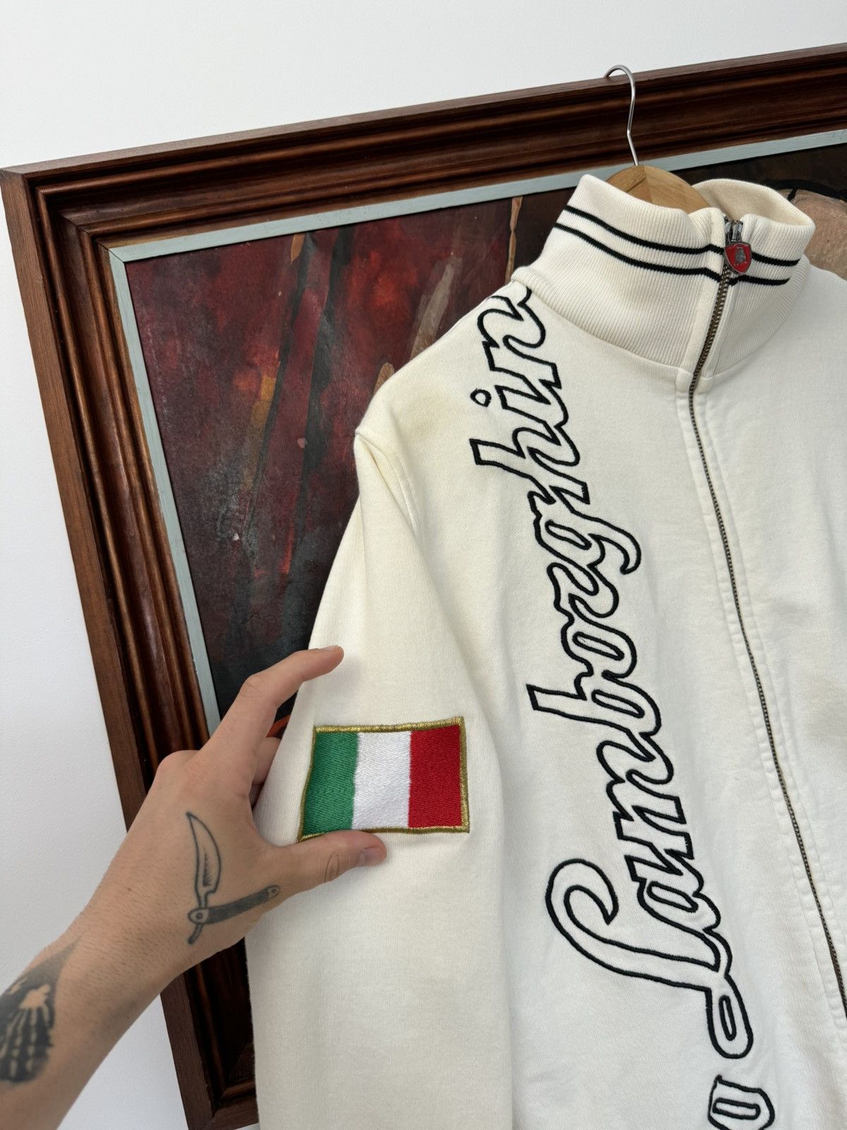 Tonino Lamborghini Tonino Lamborghini Vintage Y2k Racing Zip Sweatshirt Racing Size US S / EU 44-46 / 1 - 4 Thumbnail