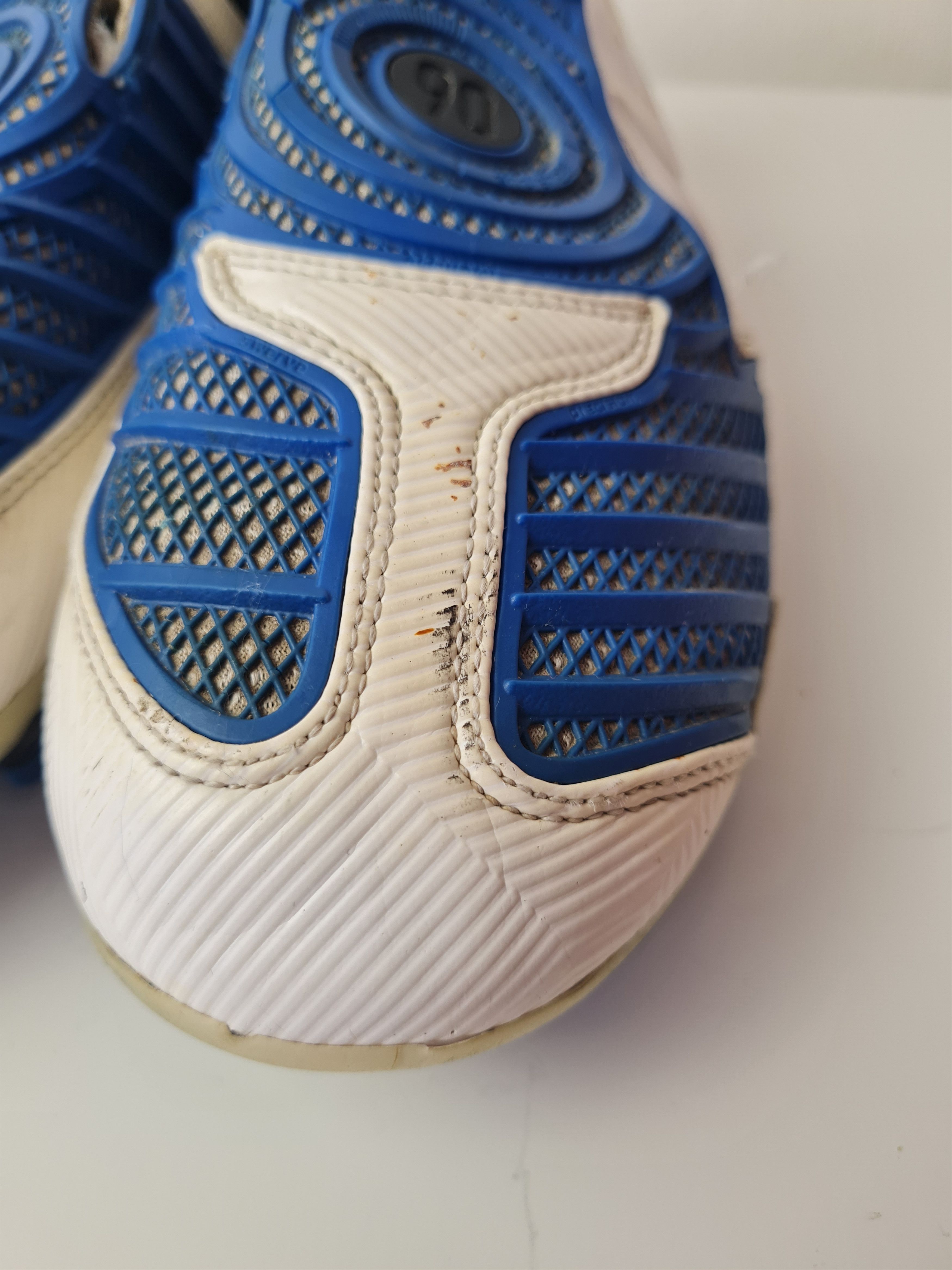Nike Cleats Nike Total 90 Shoot II FG White/Blue Y3 318793-104 Size US 10.5 / EU 43-44 - 24 Thumbnail