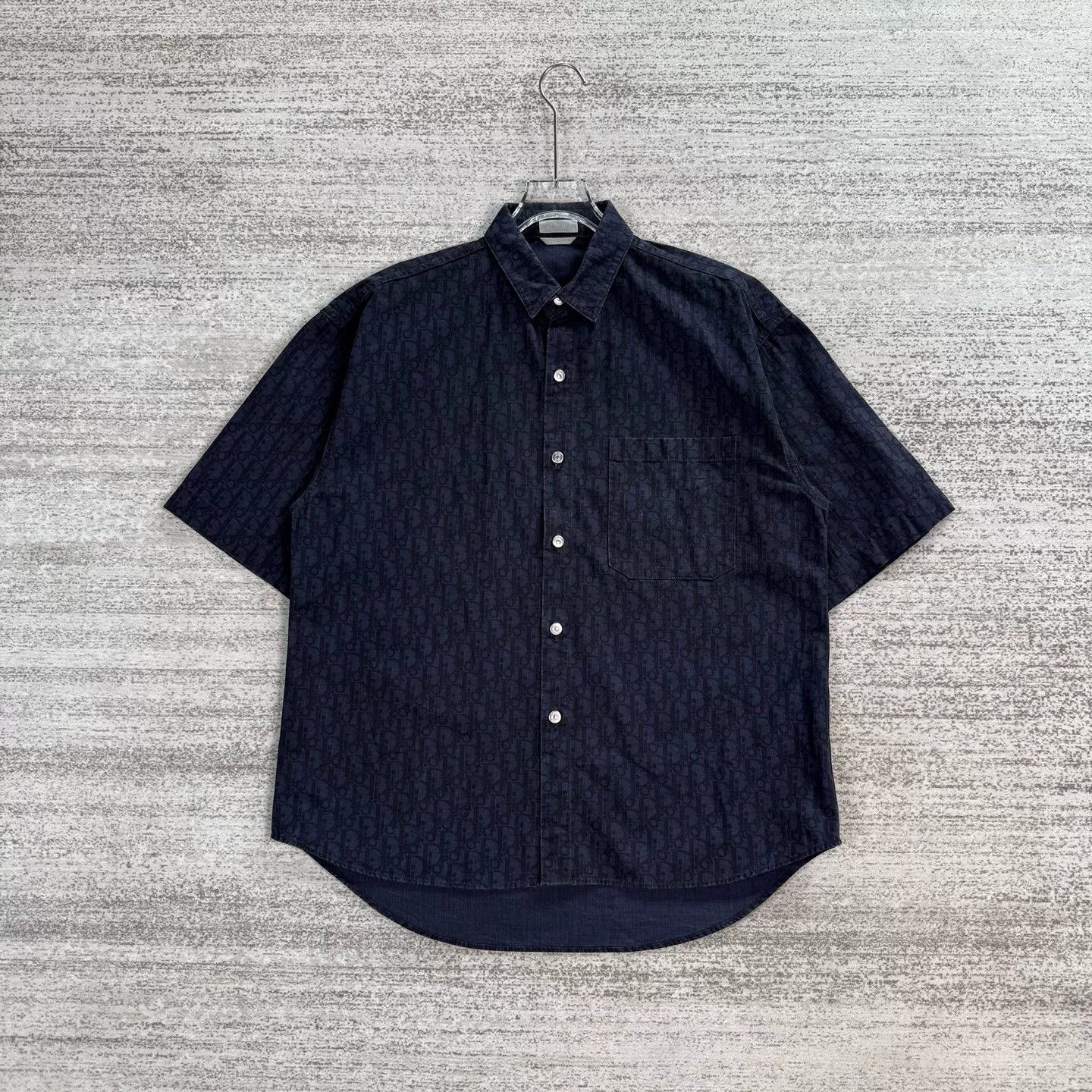 Dior Dior Cotton Denim Short-Sleeve Shirt Size US XXS / EU 40 - 1 Thumbnail