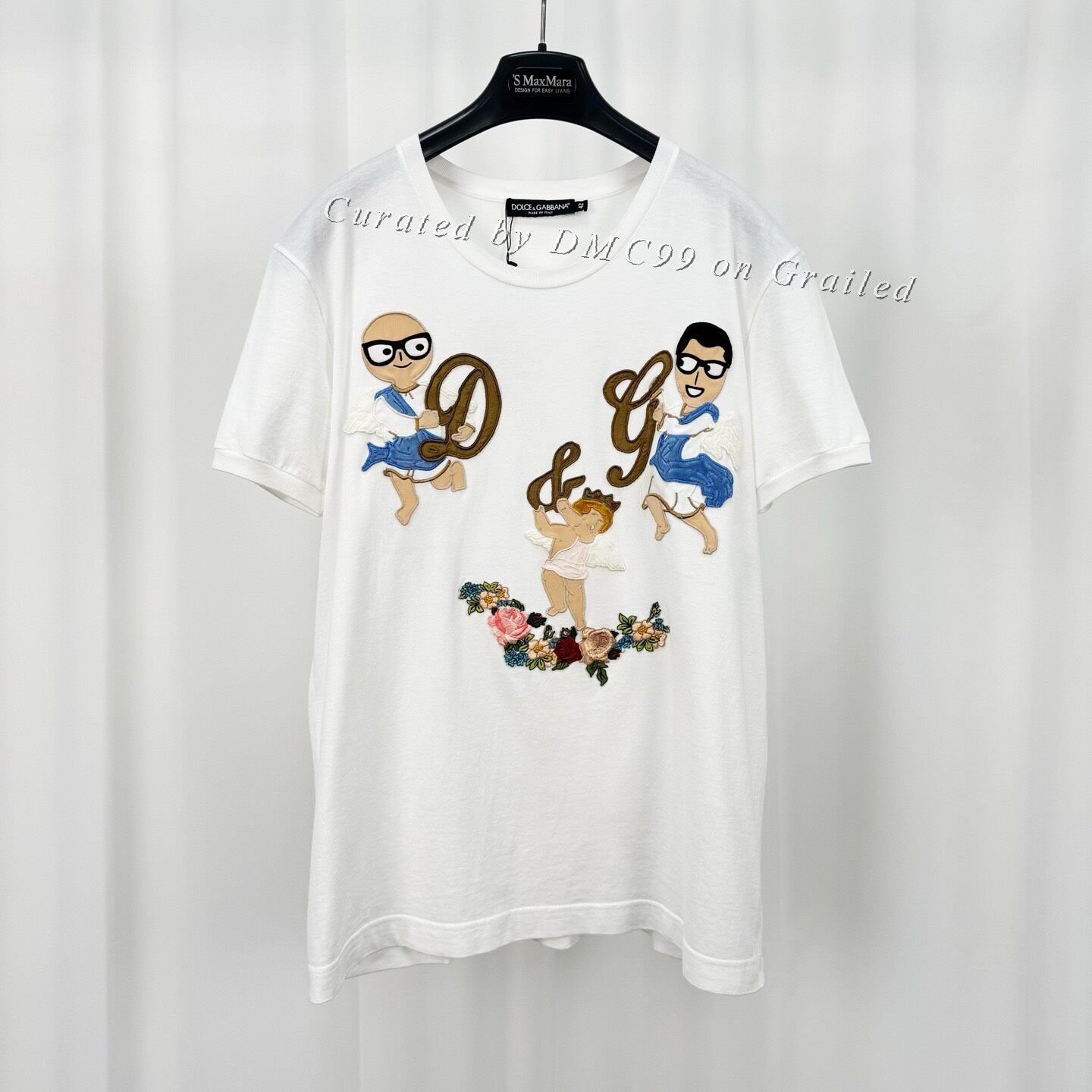 Dolce & Gabbana Dolce&Gabbana Embroidered Angel Short Sleeve Size US XS / EU 42 / 0 - 1 Thumbnail