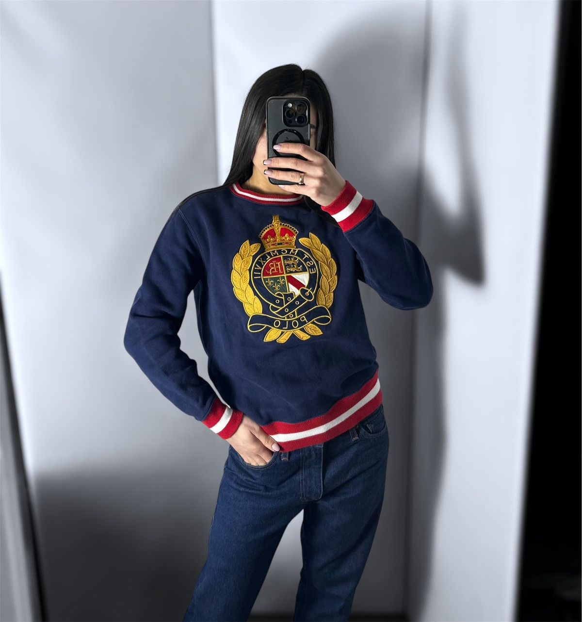 Polo Ralph Lauren × Vintage Vintage polo Ralph Lauren big logo size S rare Size S / US 4 / IT 40 - 3 Thumbnail