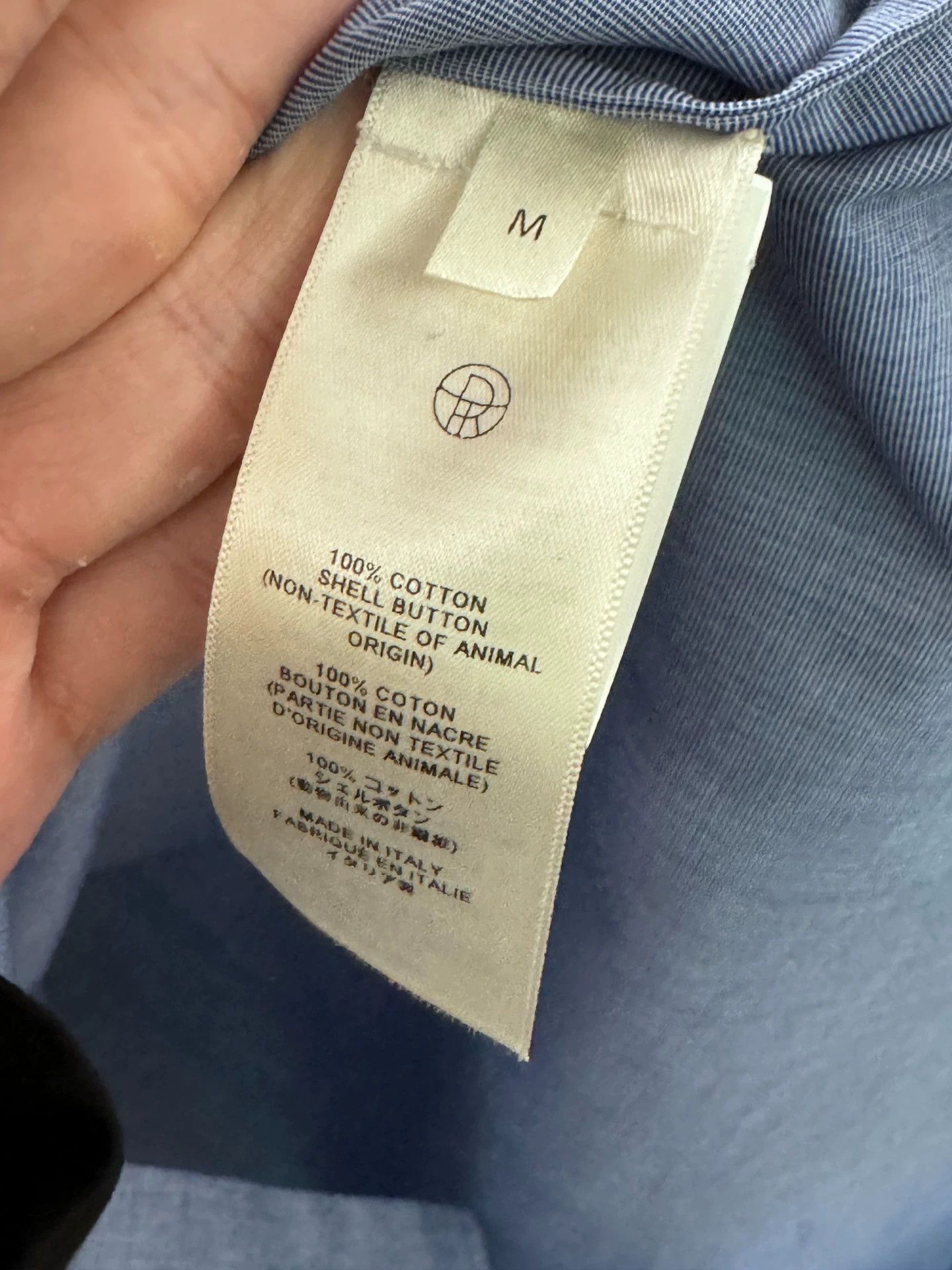 The Row THE ROW men's blue shirt M new Size US M / EU 48-50 / 2 - 4 Thumbnail