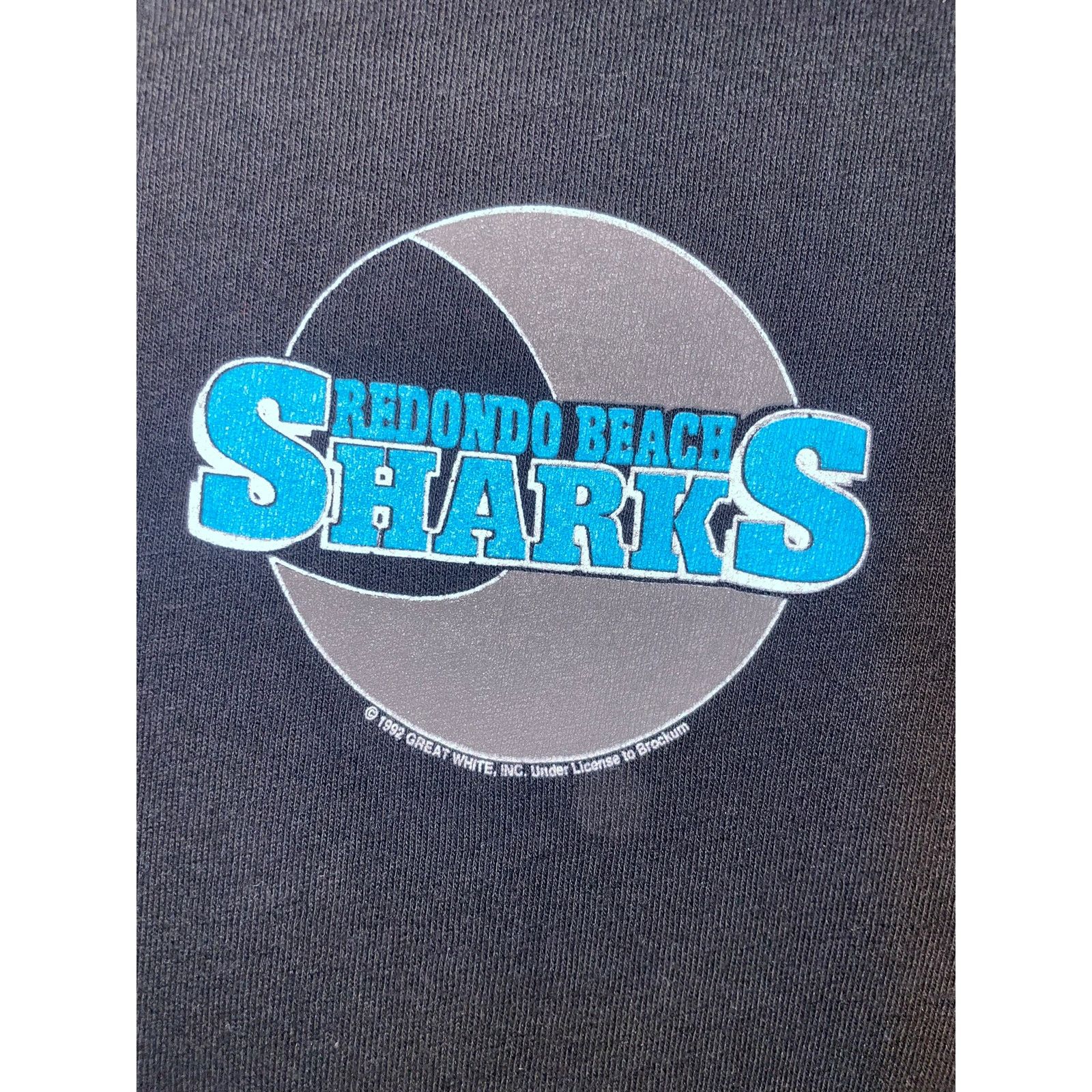 Brockum 1991 Brockum Redondo Beach Sharks Great White Psycho Shirt Size US XL / EU 56 / 4 - 2 Thumbnail