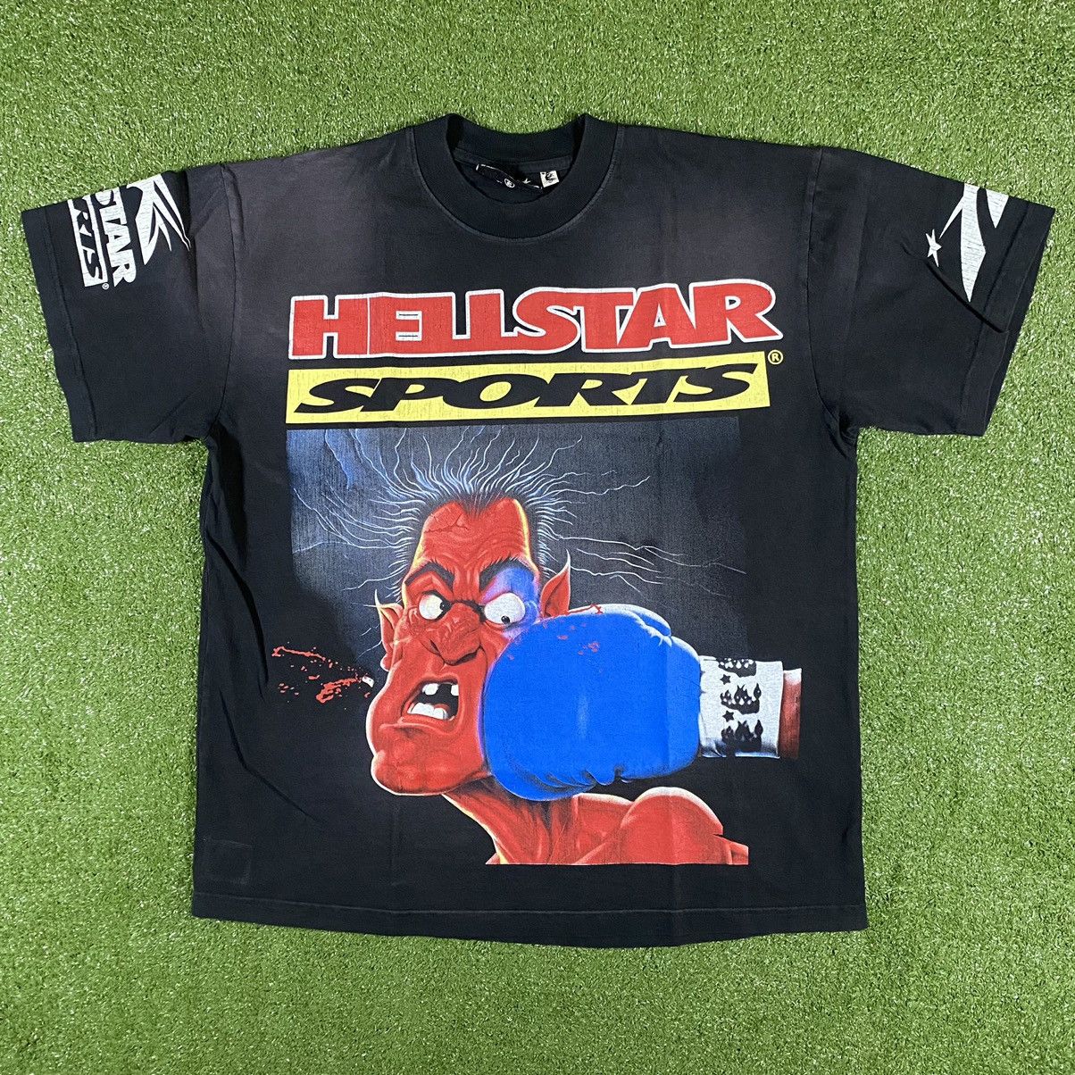 image of Hellstar Knock Out in Black, Men's (Size Large)