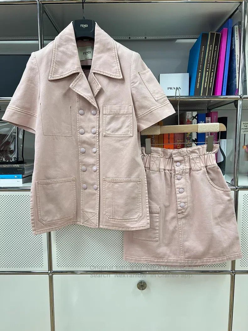 Fendi Fendi Cherry blossom pink cotton short-sleeve top Size XS / US 0-2 / IT 36-38 - 5 Thumbnail