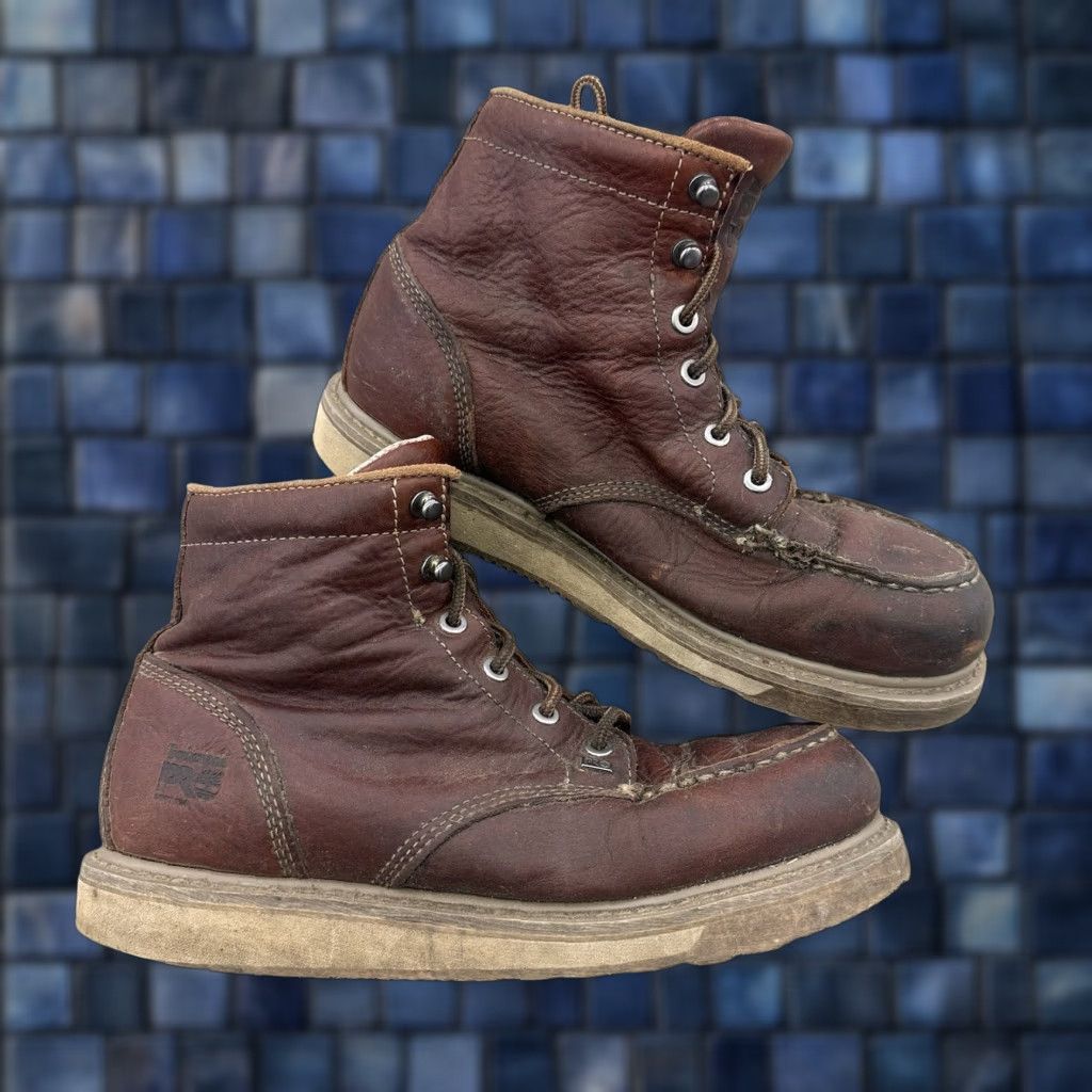 Timberland Timberland Pro Barstow Boot Alloy Toe Brown Mens Size 9 M Insole Foam Leather Upper Leather Outsole Work & Safety Shoes Size US 9 / EU 42 - 1 Thumbnail