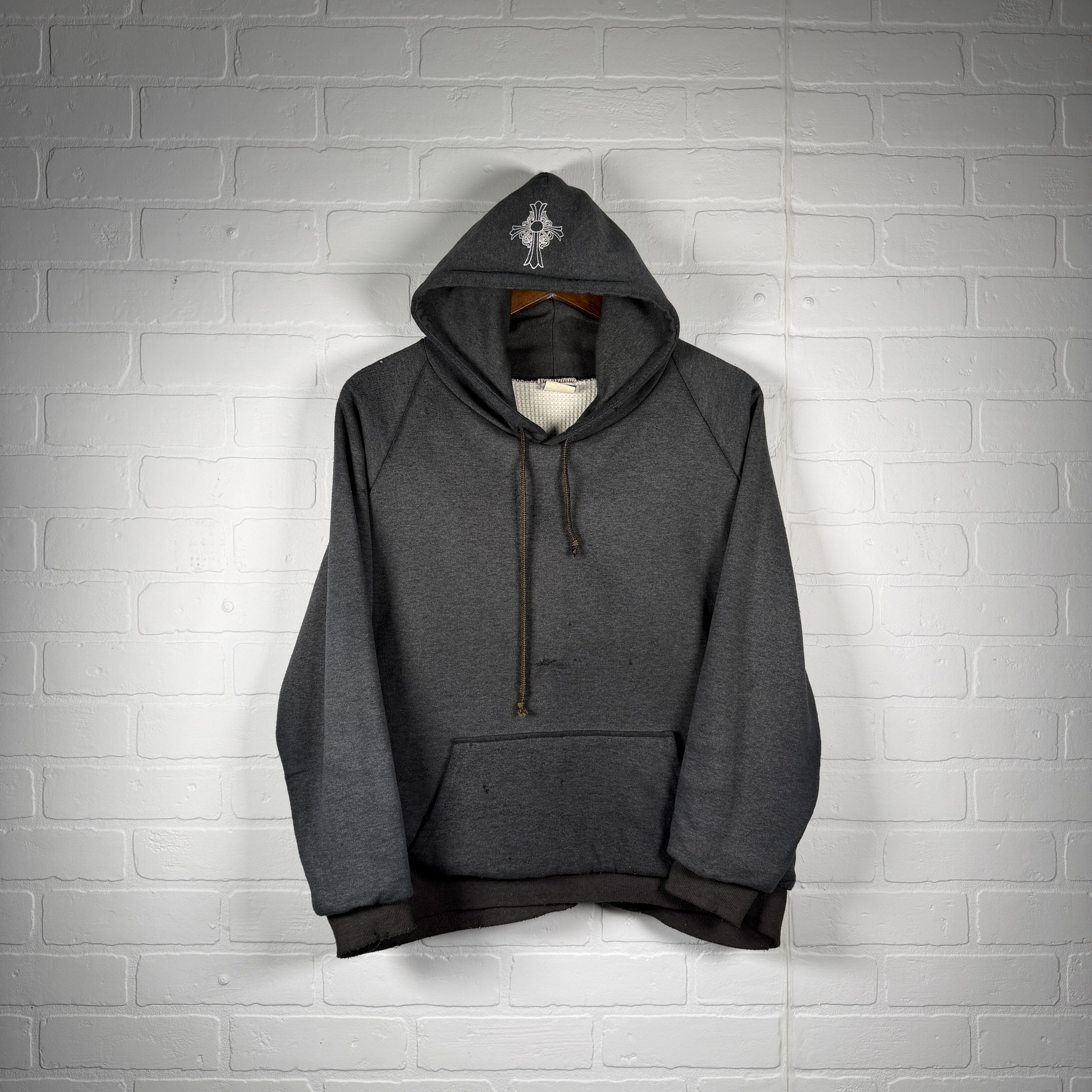 Chrome Hearts Vintage 90s Chrome Hearts Grey Thermal Lined 'FUCK