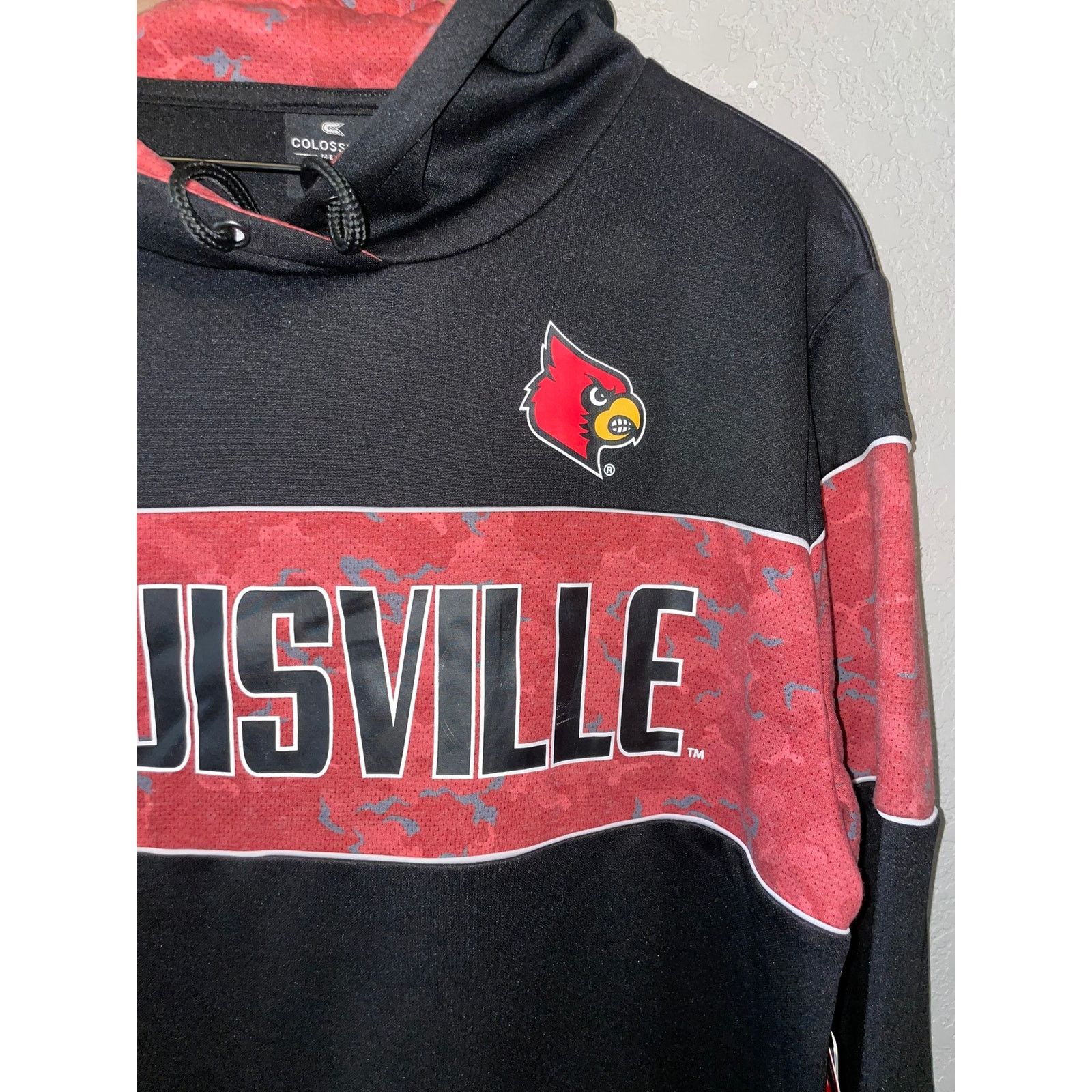 NCAA Louisville Cardinals Hoodie Salesman Sample Rare Large 1/1 Size US L / EU 52-54 / 3 - 3 Thumbnail