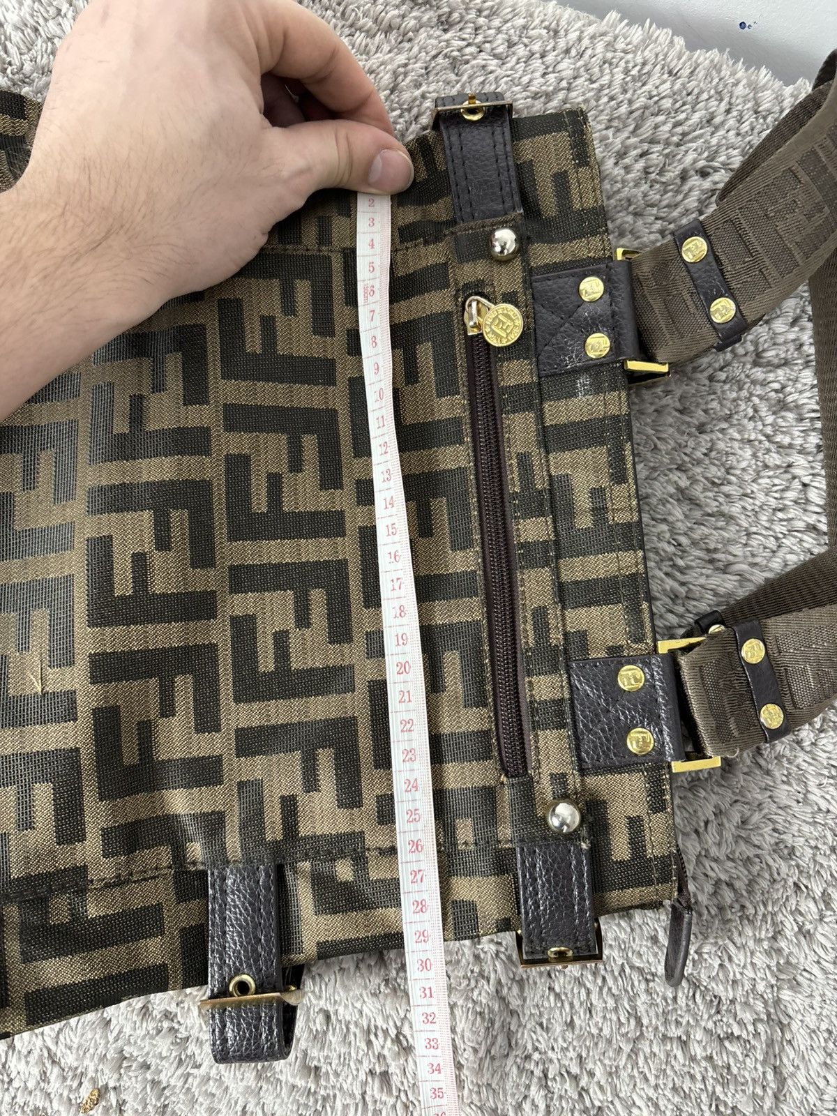 Fendi Fendi Hand Bag Zucca Monogram Vintage Very rare ❤️‍🔥 Size ONE SIZE - 24 Thumbnail
