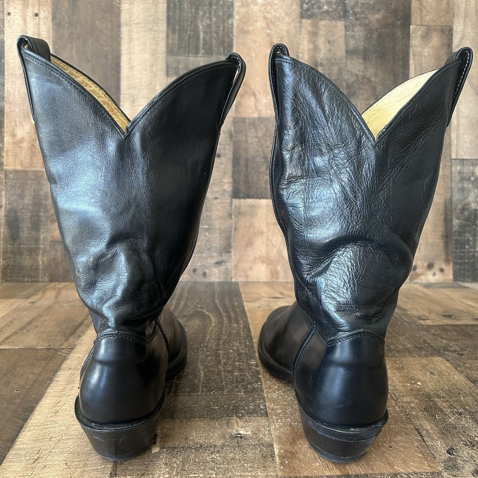 Justin Justin 3040 Tobias Vibram Sole Cowboy Boots Mens 9.5 EE Size US 9.5 / EU 42-43 - 9 Thumbnail