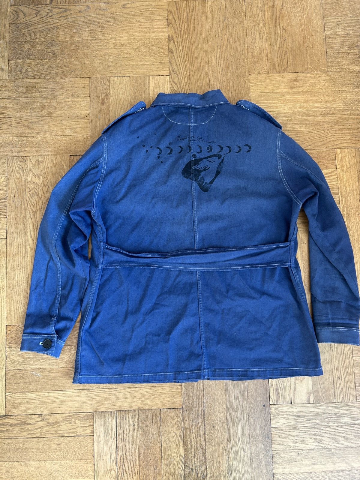 Dior AW17 Runway Hand Printed French Chore Coat Size US M / EU 48-50 / 2 - 9 Thumbnail